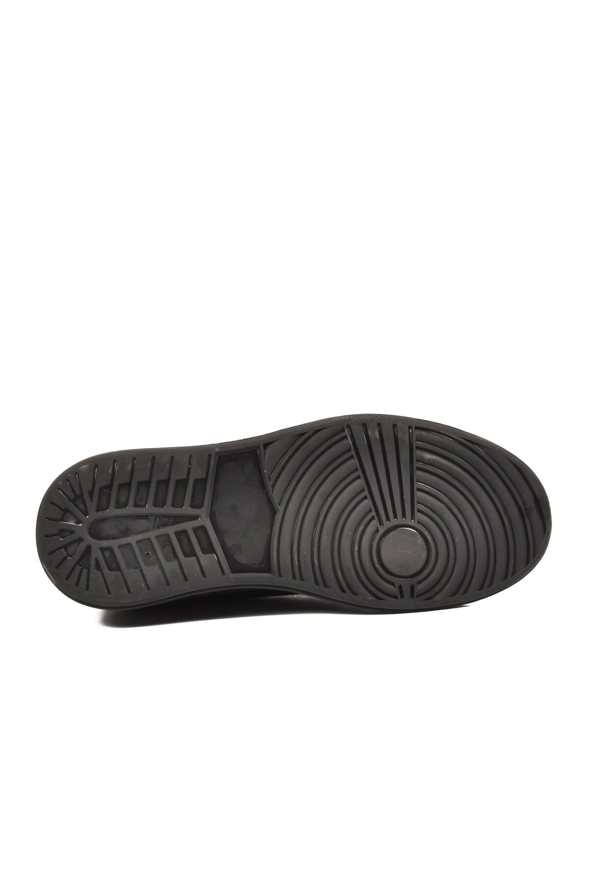 Erkek Siyah Kroko Lastik Bağcıklı Rahat Hafif Tabanlı Spor Ayakkabı Sneaker Balase M