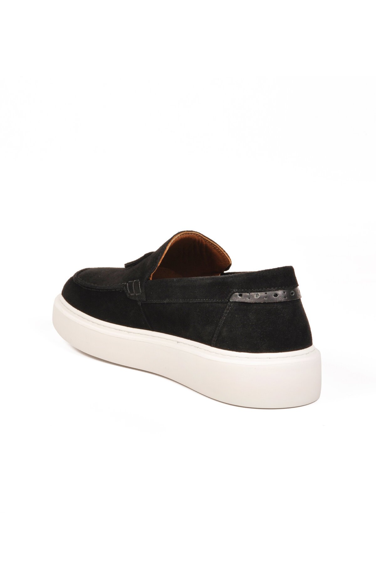 Erkek Siyah Süet Hakiki Deri Rahat Konfor Tabanlı Makosen Şık Smart Casual Ayakkabı Loafer  6795 M