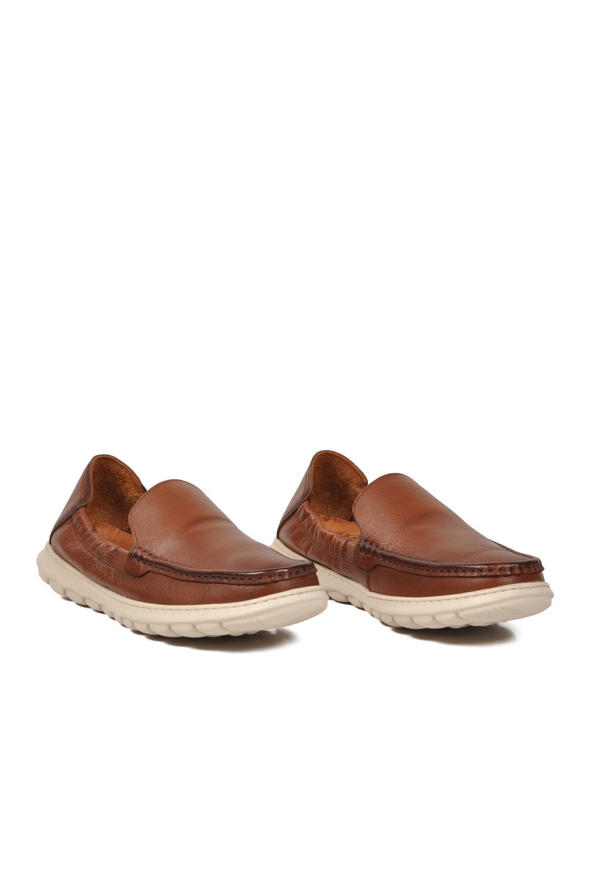 Taba Rahat Hafızalı Taban Hakiki Deri Erkek Loafer Smart Casual Ayakkabı Sensitive M599 M
