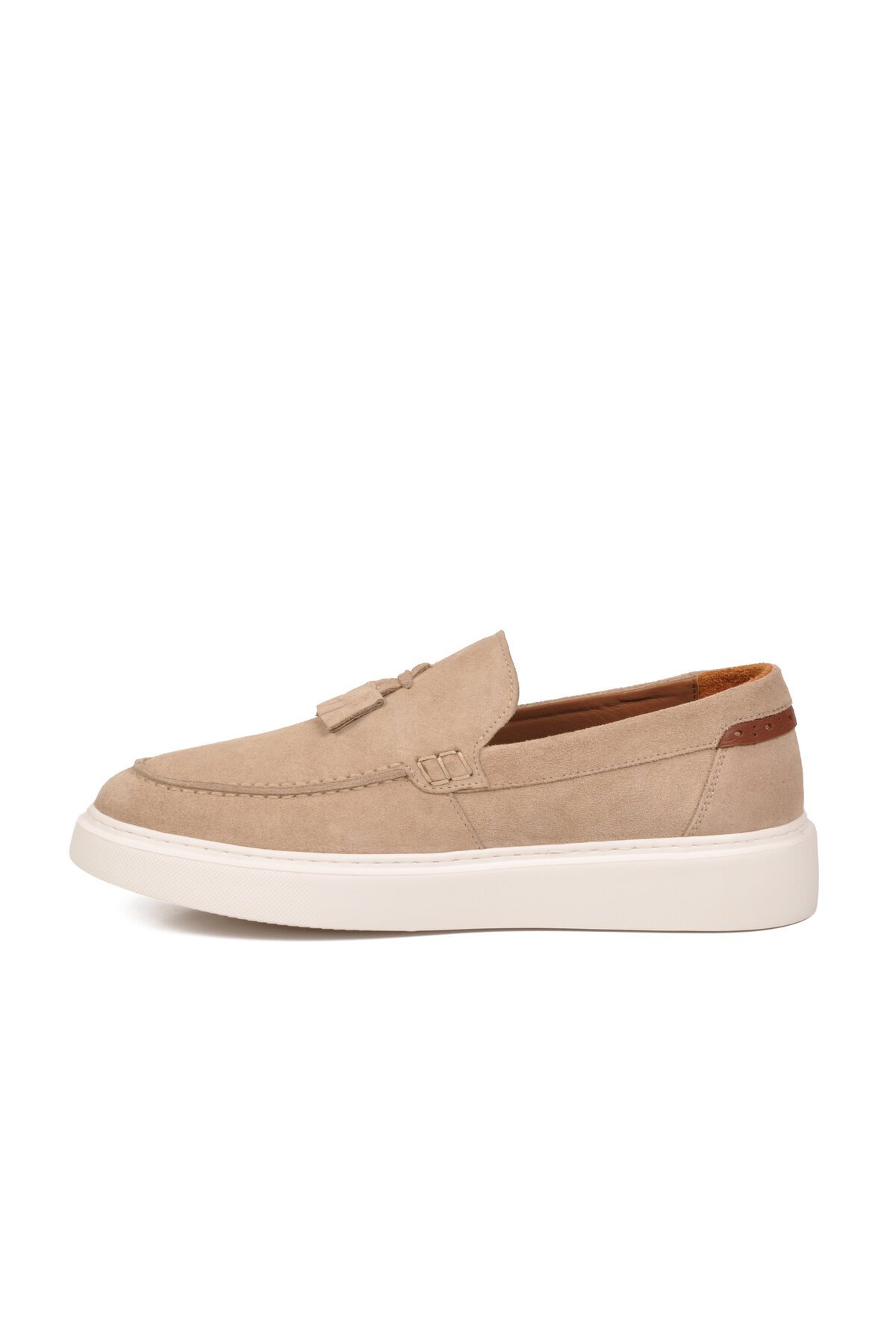 Erkek Ten Süet Hakiki Deri Rahat Konfor Tabanlı Makosen Şık Smart Casual Ayakkabı Loafer  6795 M