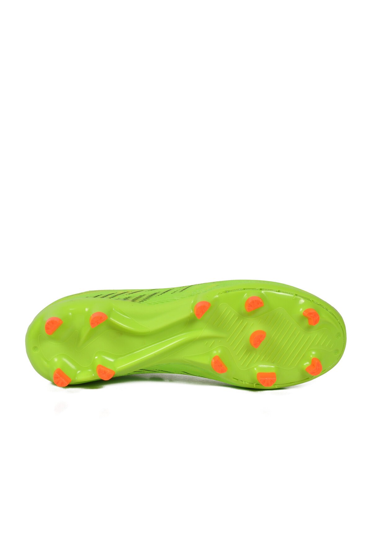 Yeşil Çoraplı Bağcıklı Unisex Çocuk Futbol Ayakkabısı Krampon Strike F
