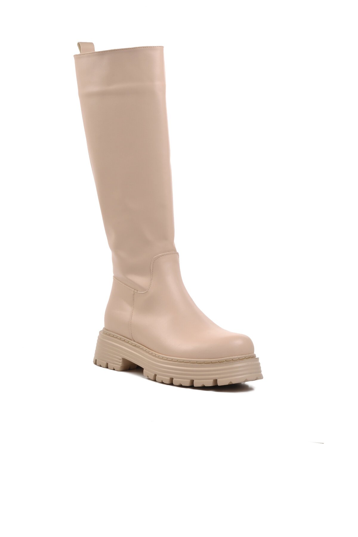 Ayakmod Bej Kadın Çizme