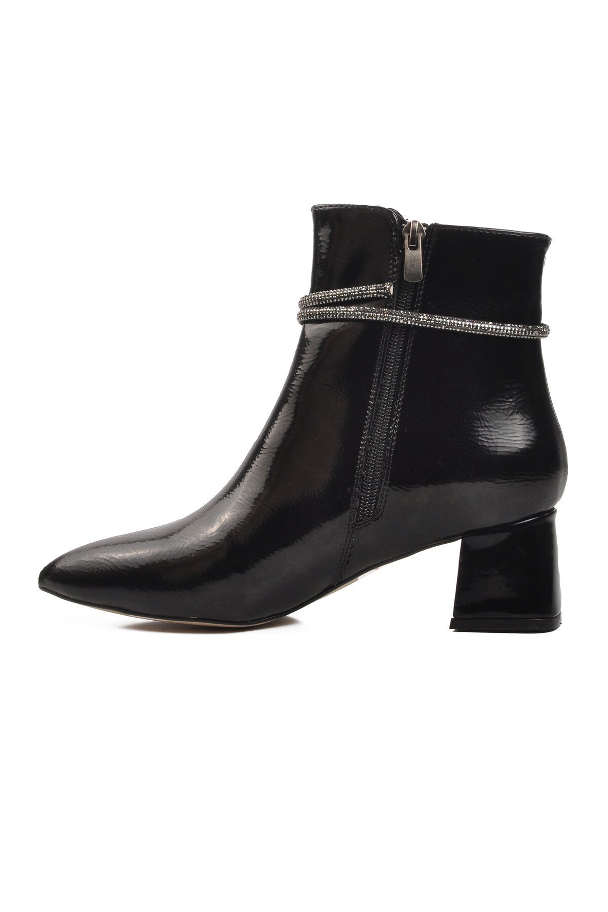 Ayakmod Siyah Rugan Kadın Bot