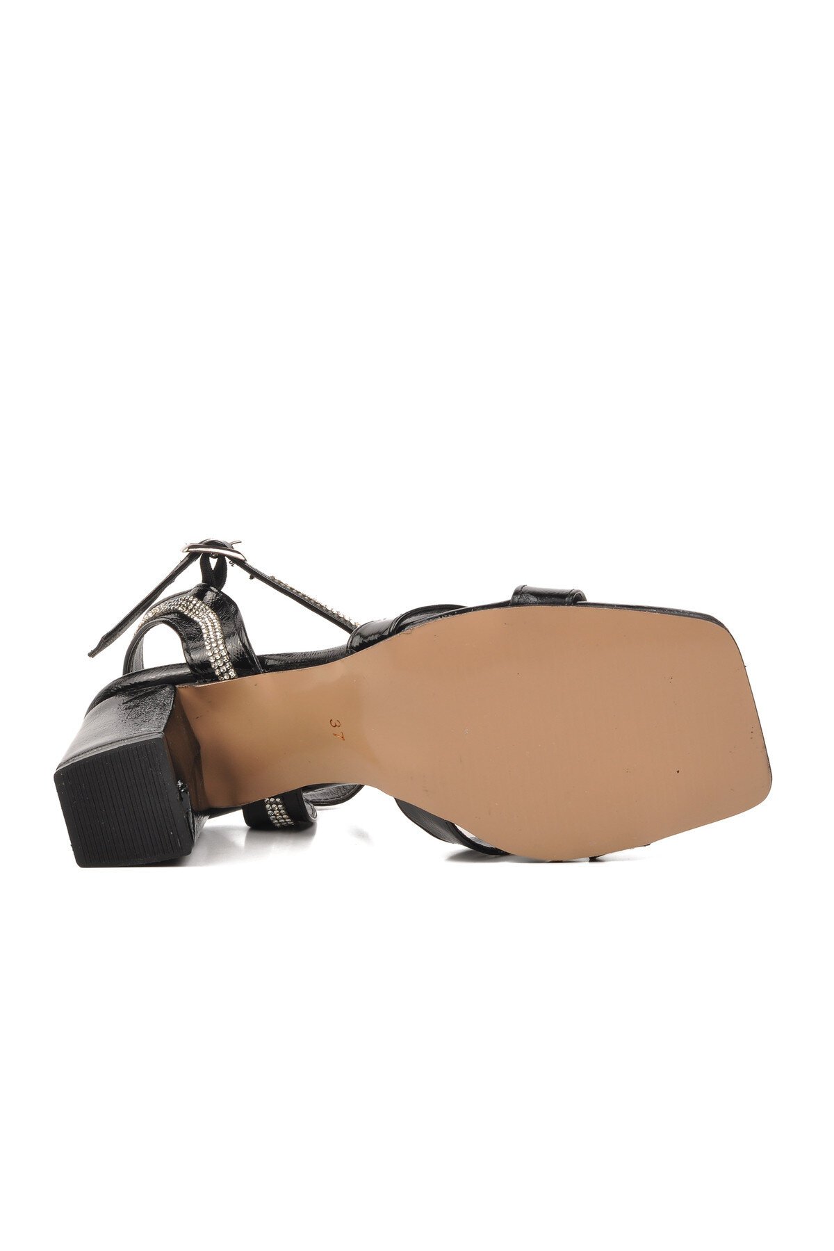 Ayakmod Siyah Rugan Kadın Abiye Ayakkabı