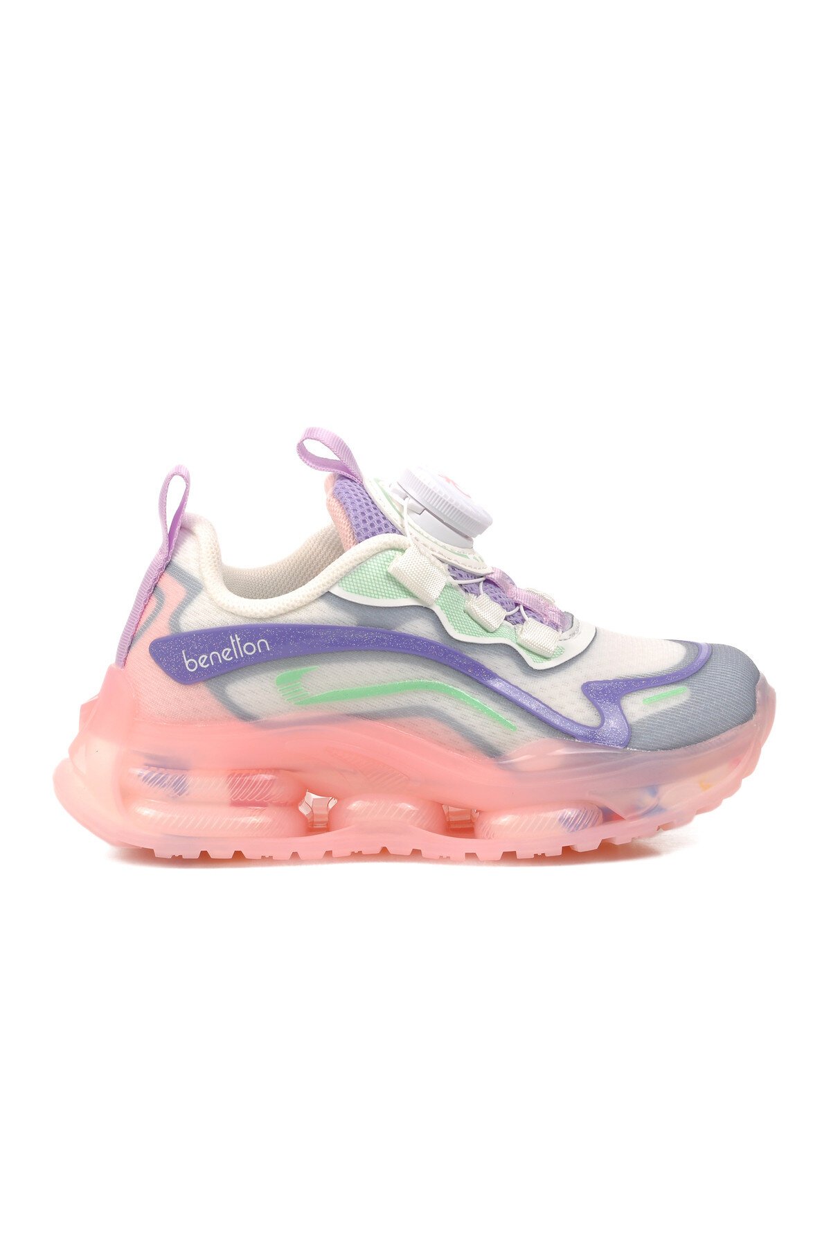 Benetton Beyaz-Pudra Çocuk Spor Ayakkabı