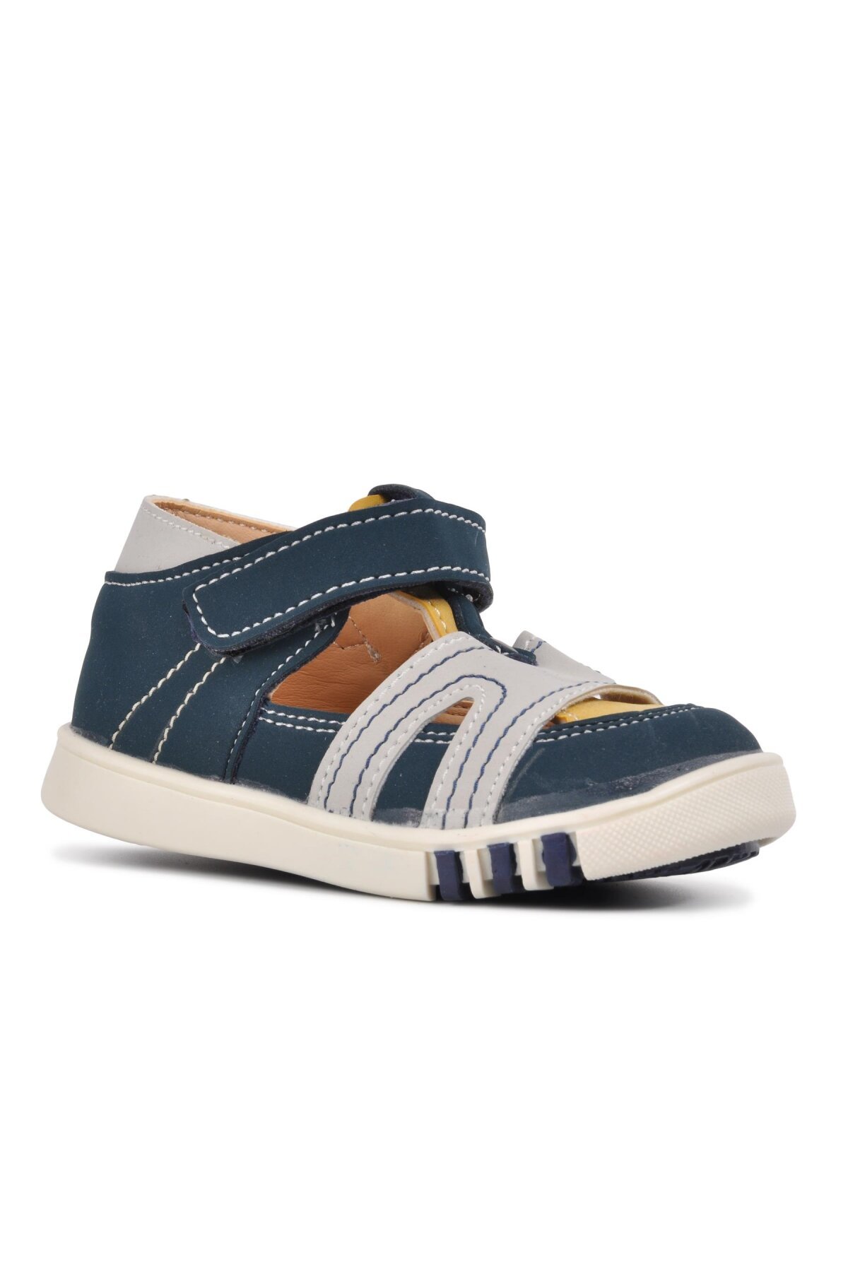Ayakmod Lacivert-Bej-Hardal Erkek Çocuk Günlük Ayakkabı