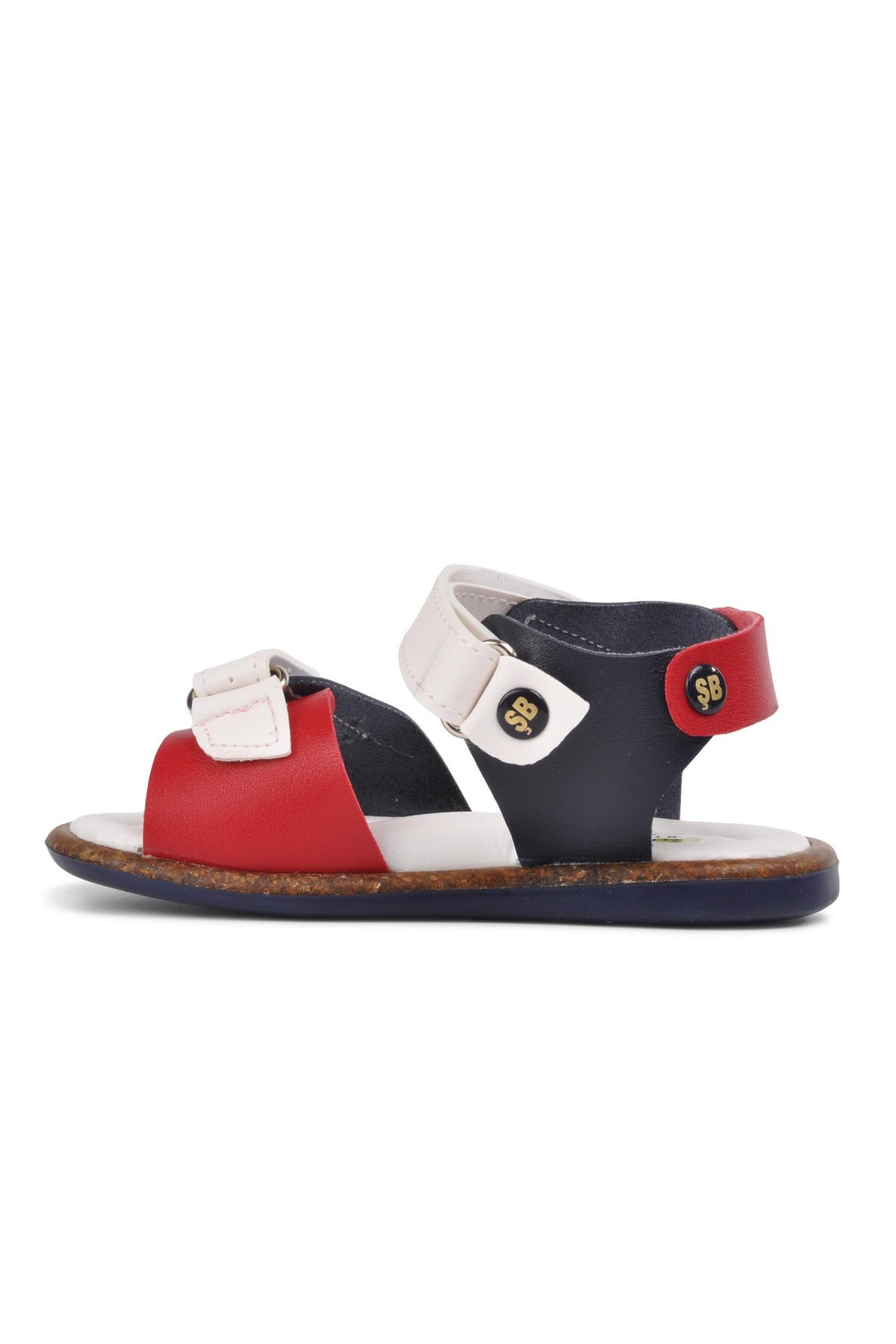 Ayakmod Lacivert-Beyaz-Kırmızı Erkek Çocuk Sandalet