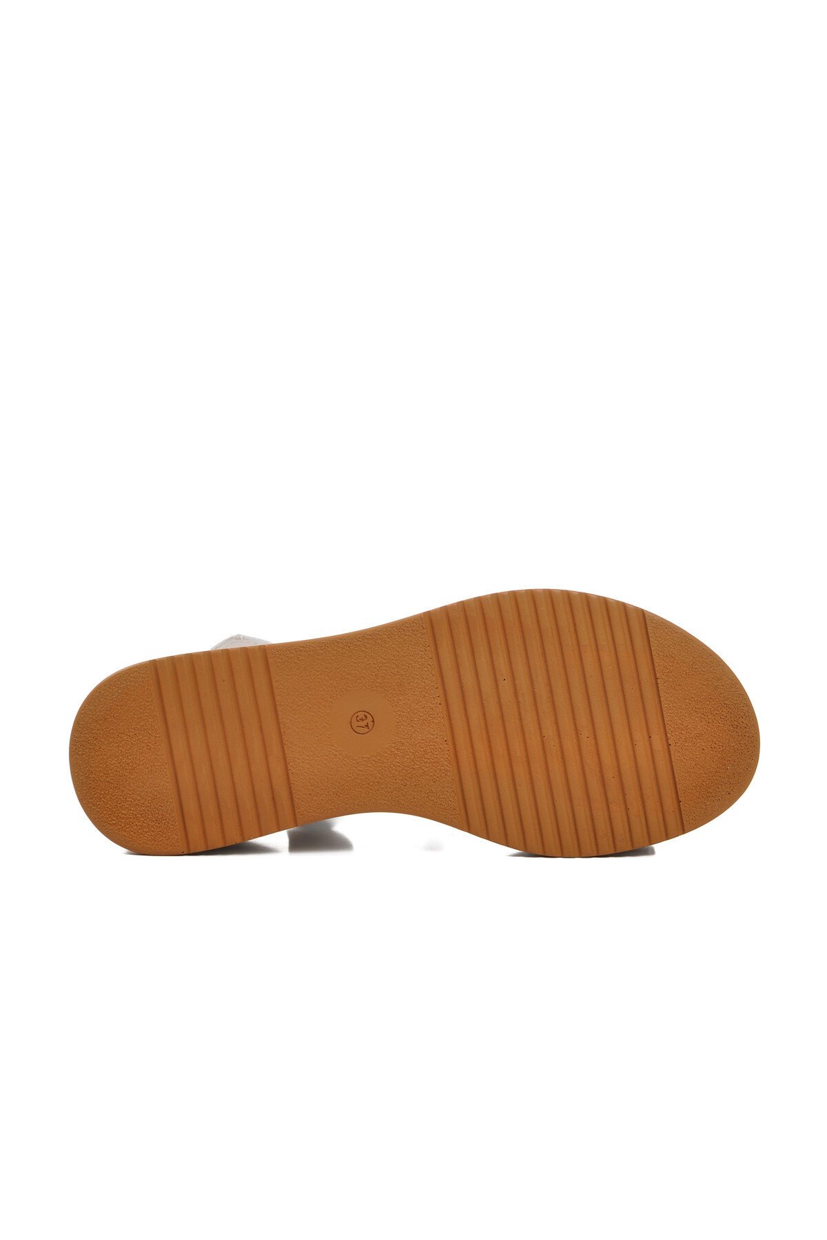 Ayakmod Beyaz Hakiki Deri Kadın Sandalet