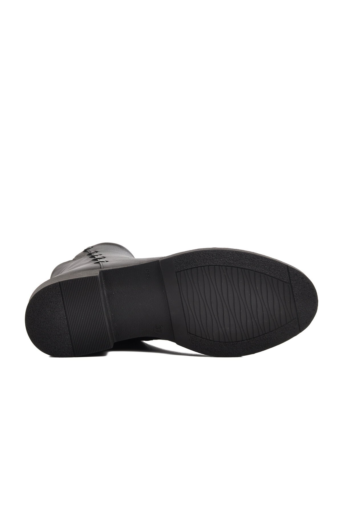 Ayakmod Siyah Hakiki Deri Kadın Bot