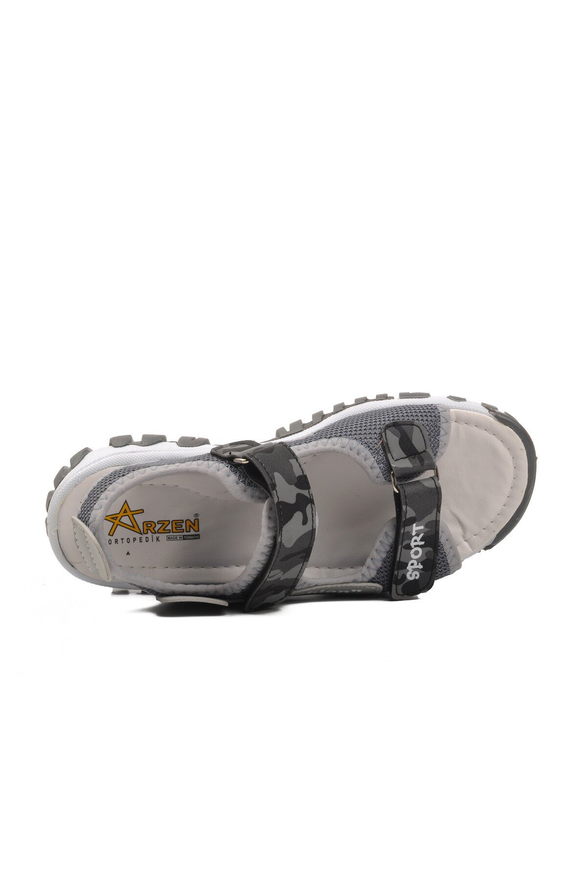 Ayakmod Gri Kamuflaj Erkek Çocuk Sandalet