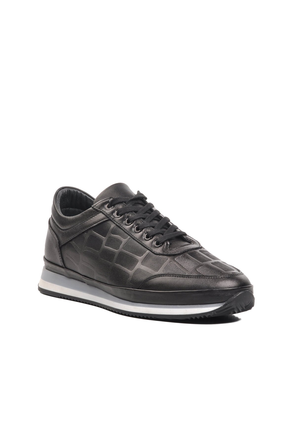 Ayakmod Siyah Hakiki Deri Erkek Günlük Ayakkabı