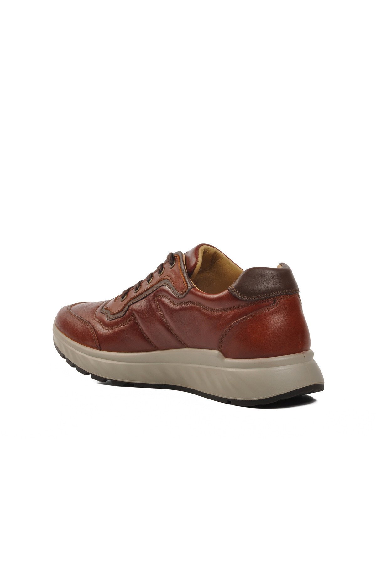 Ayakmod Taba Hakiki Deri  Erkek Günlük Ayakkabı