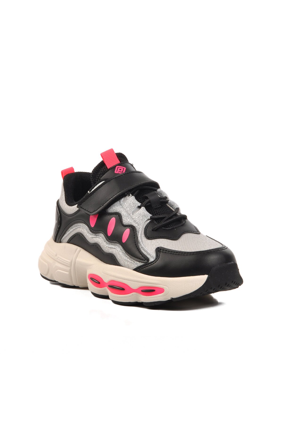 Walkway Gri-Siyah Çocuk Spor Ayakkabı
