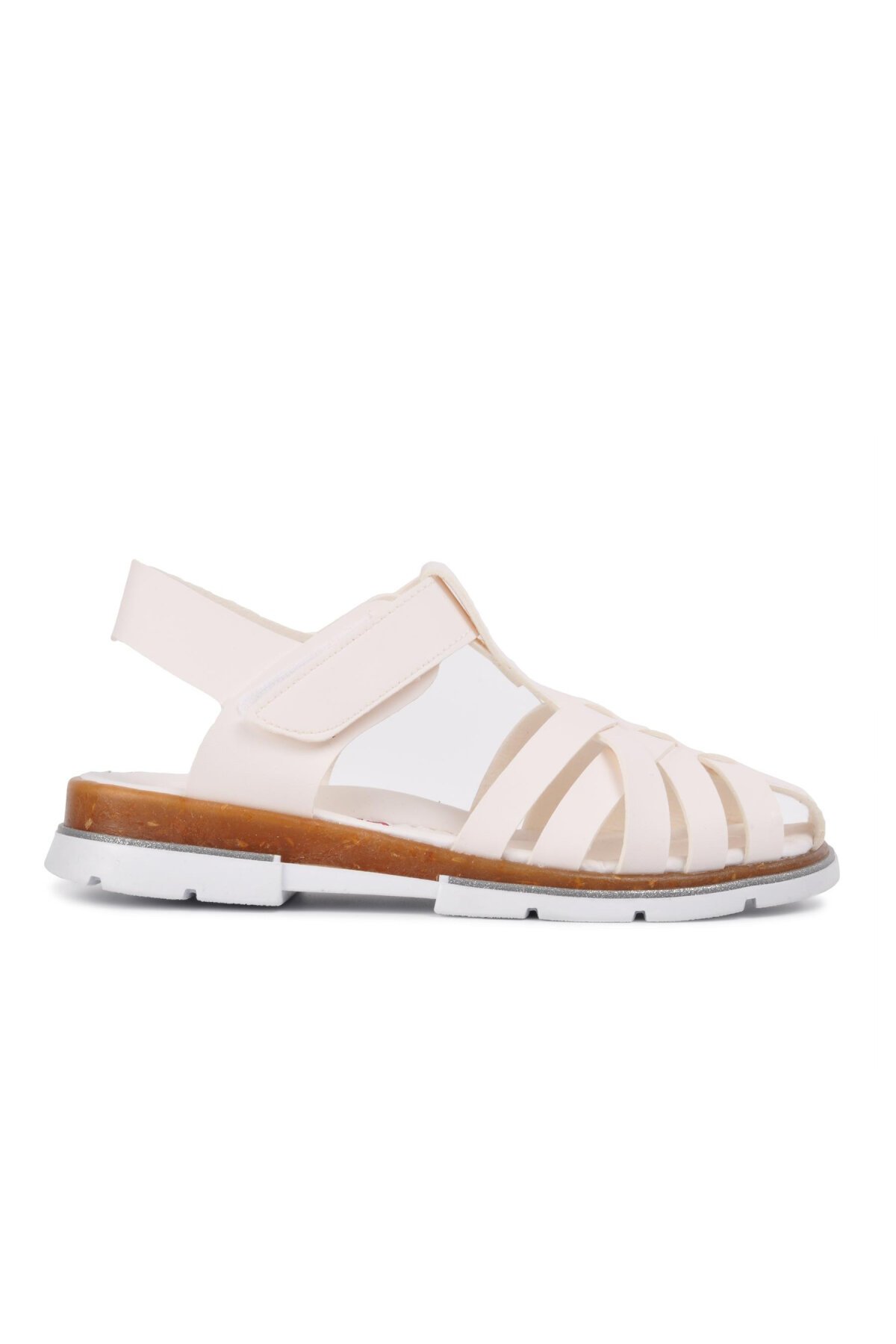 Ayakmod Beyaz Kız Çocuk Sandalet