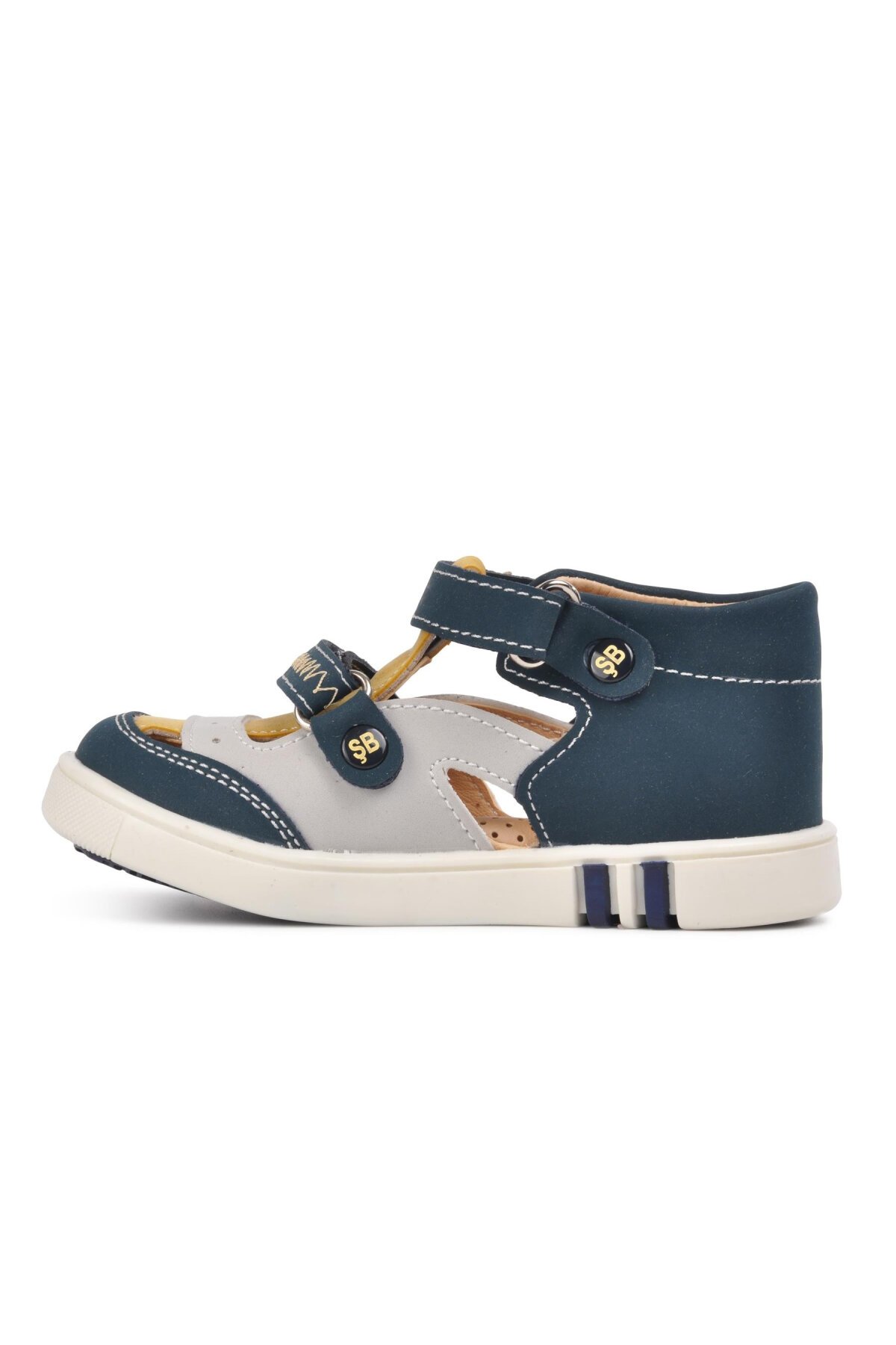 Ayakmod Lacivert-Bej-Hardal Erkek Çocuk Günlük Ayakkabı