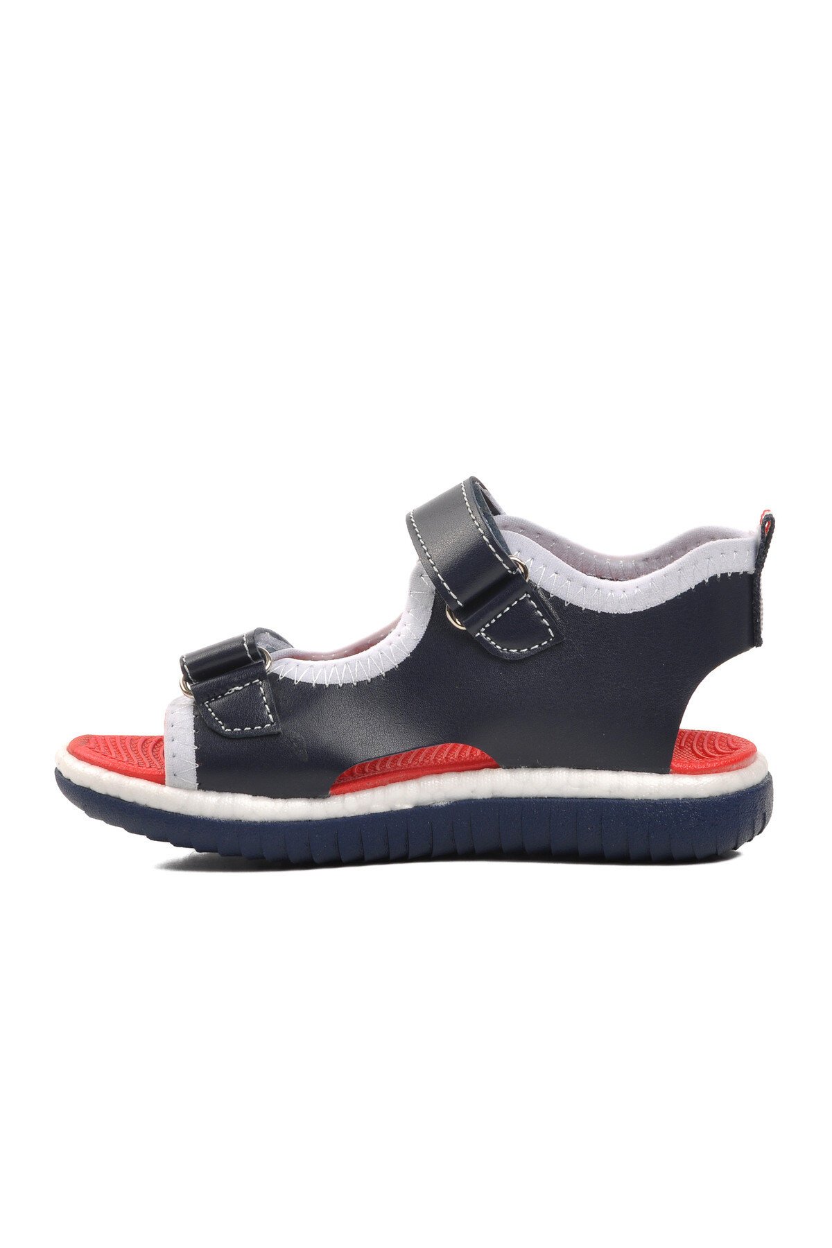Ayakmod Lacivert-Beyaz-Kırmızı Erkek Çocuk Sandalet