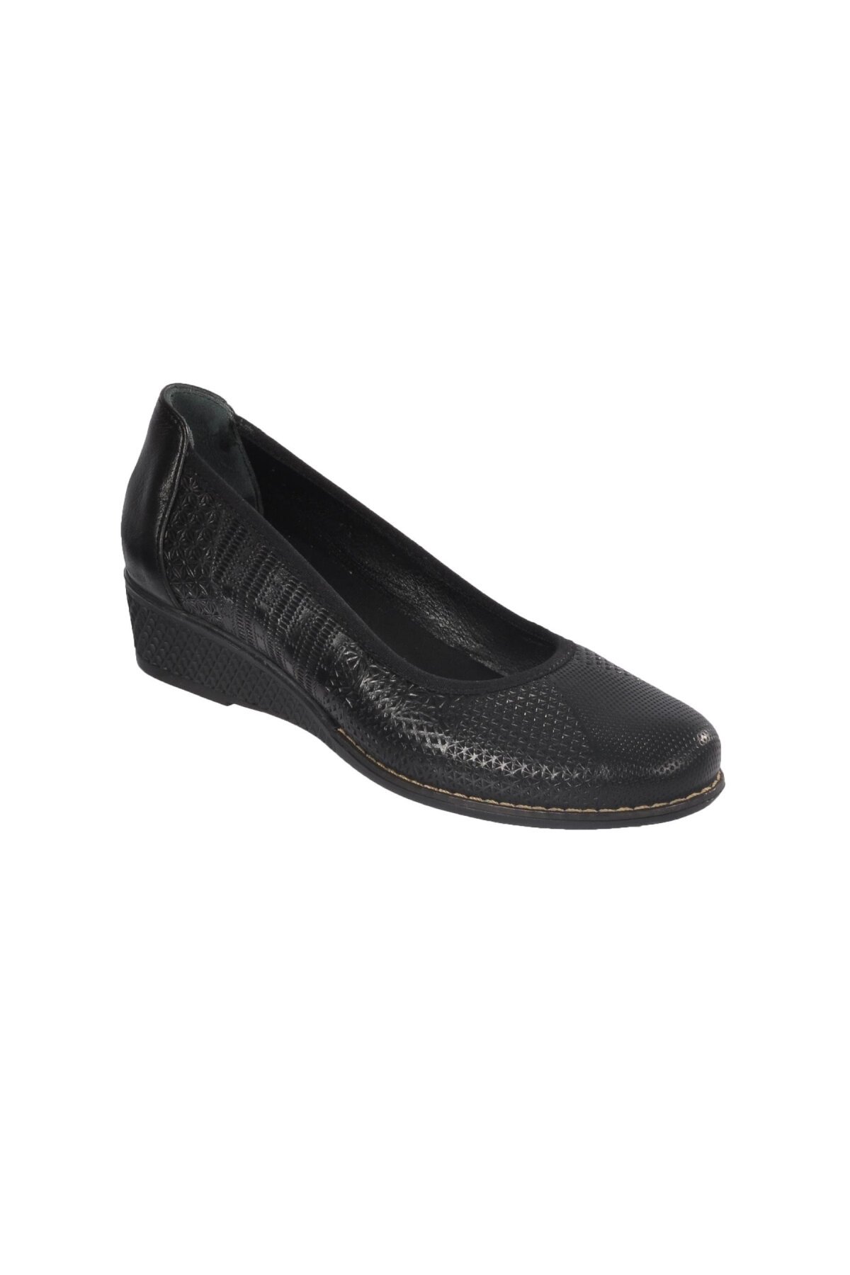 Ayakmod Siyah Simli Kadın Günlük Ayakkabı