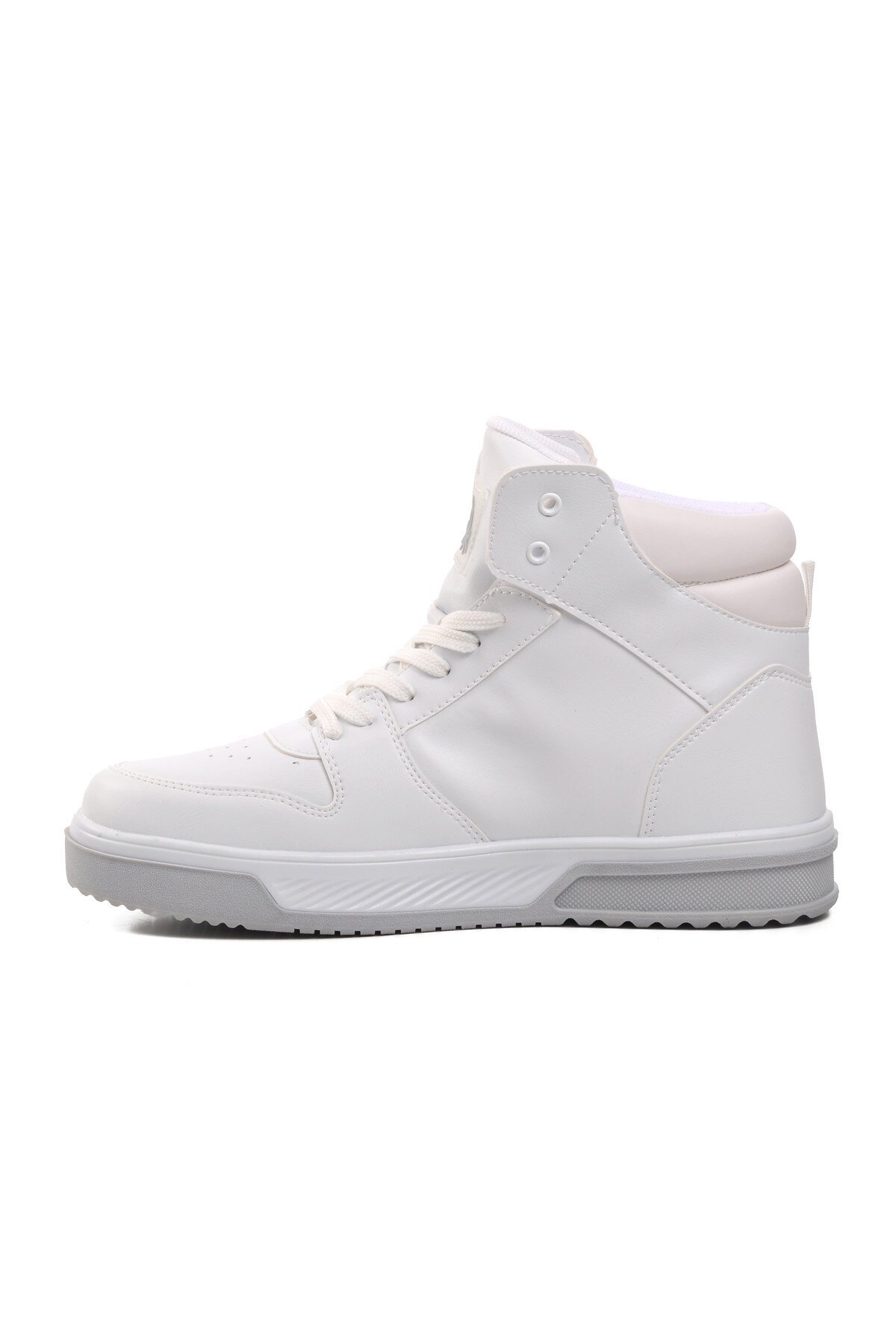 Benetton Beyaz Unisex Hi Sneaker