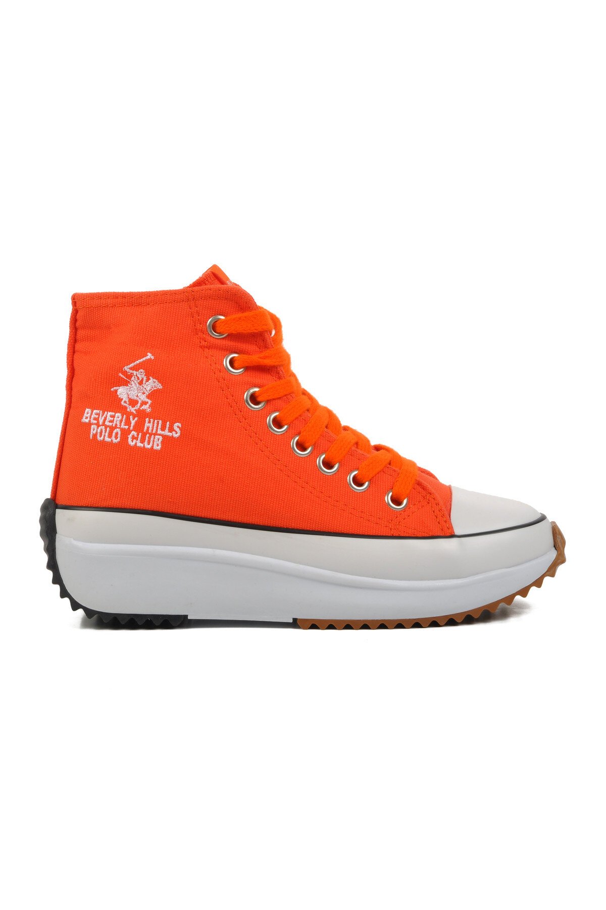Beverly Hills Polo Club Yüksek Taban Turuncu Unisex Hi Sneaker