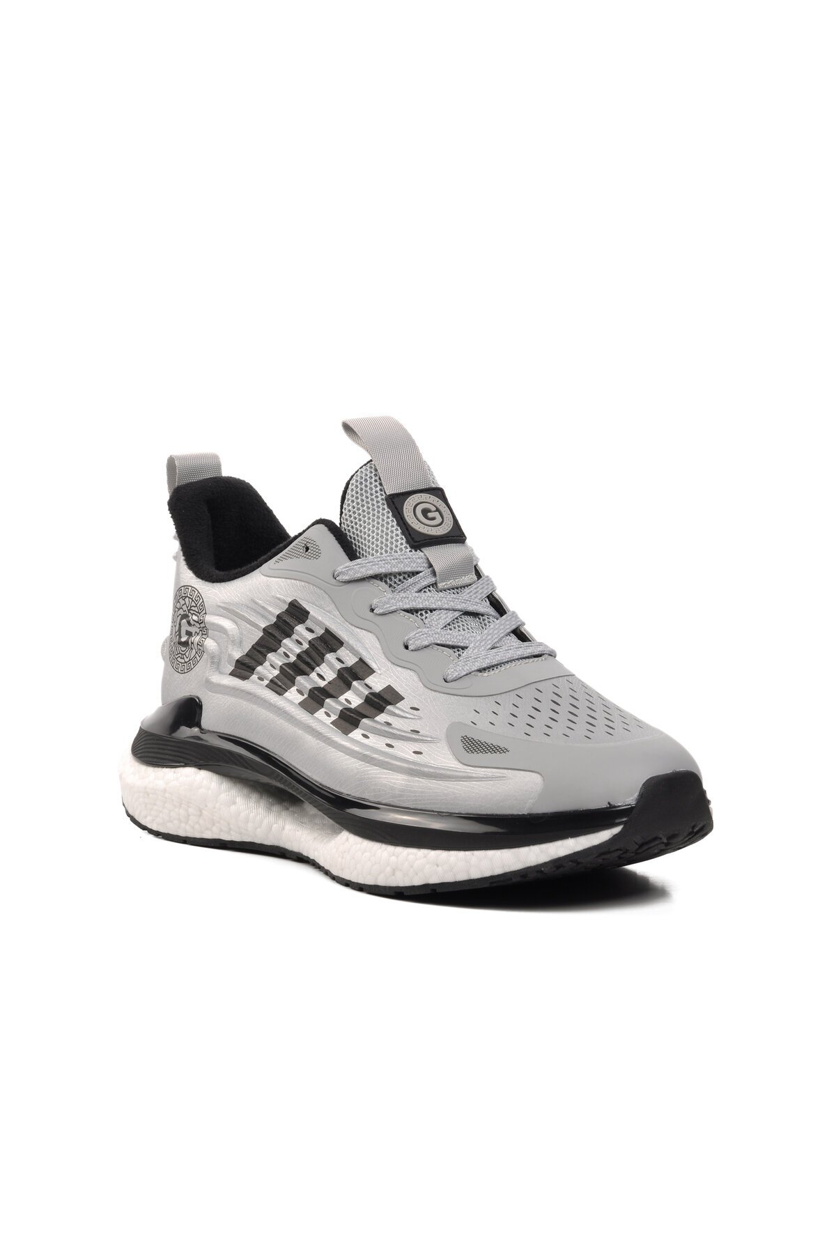 Gümüş Fileli Erkek Spor Ayakkabı