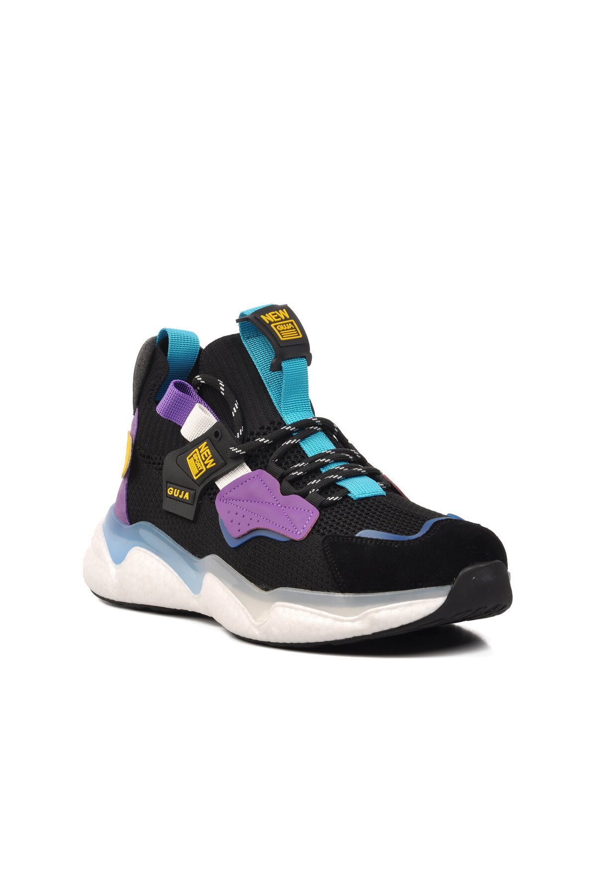 Fileli Siyah Erkek Sneaker