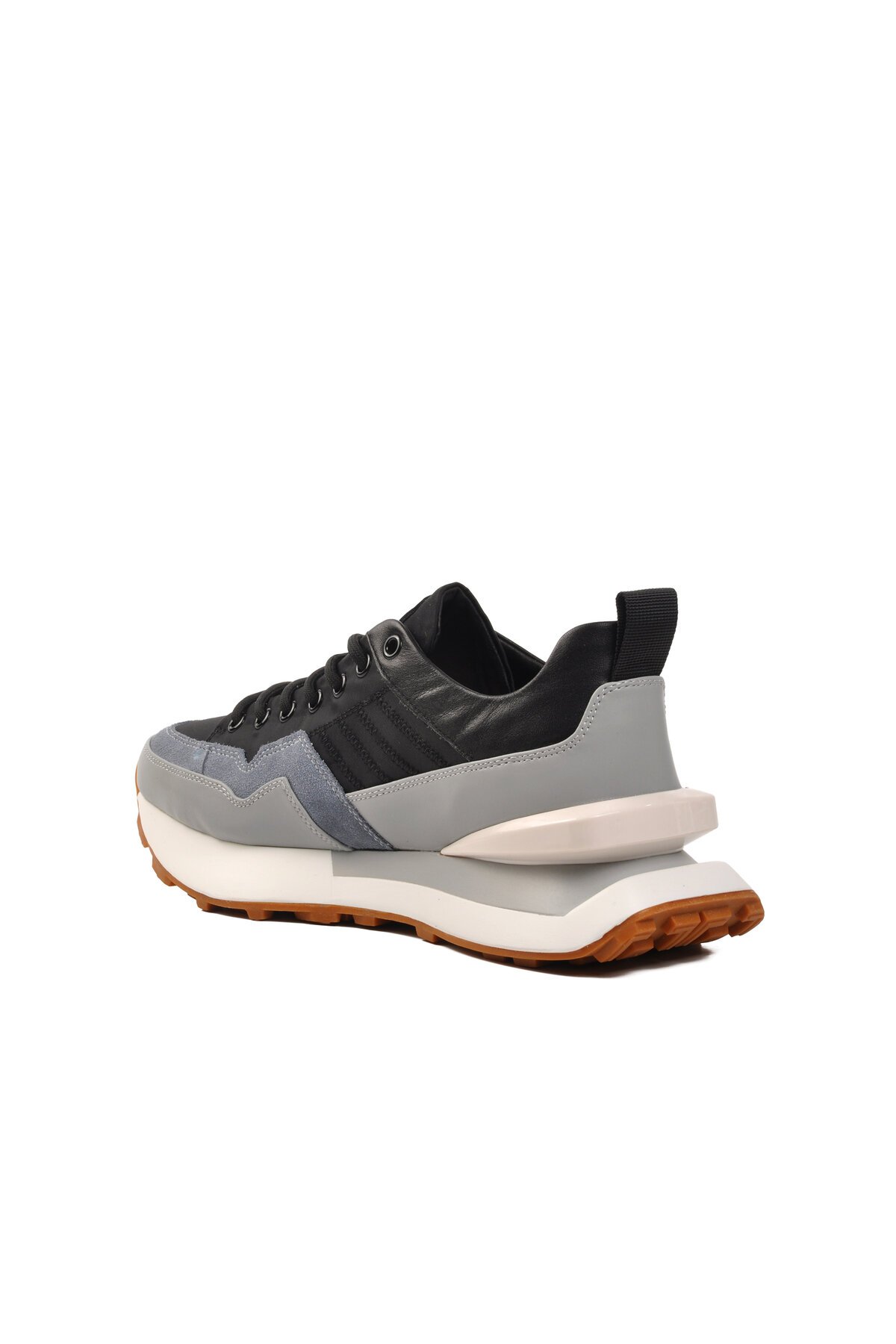 Hakiki Deri Siyah Erkek Spor Ayakkabı