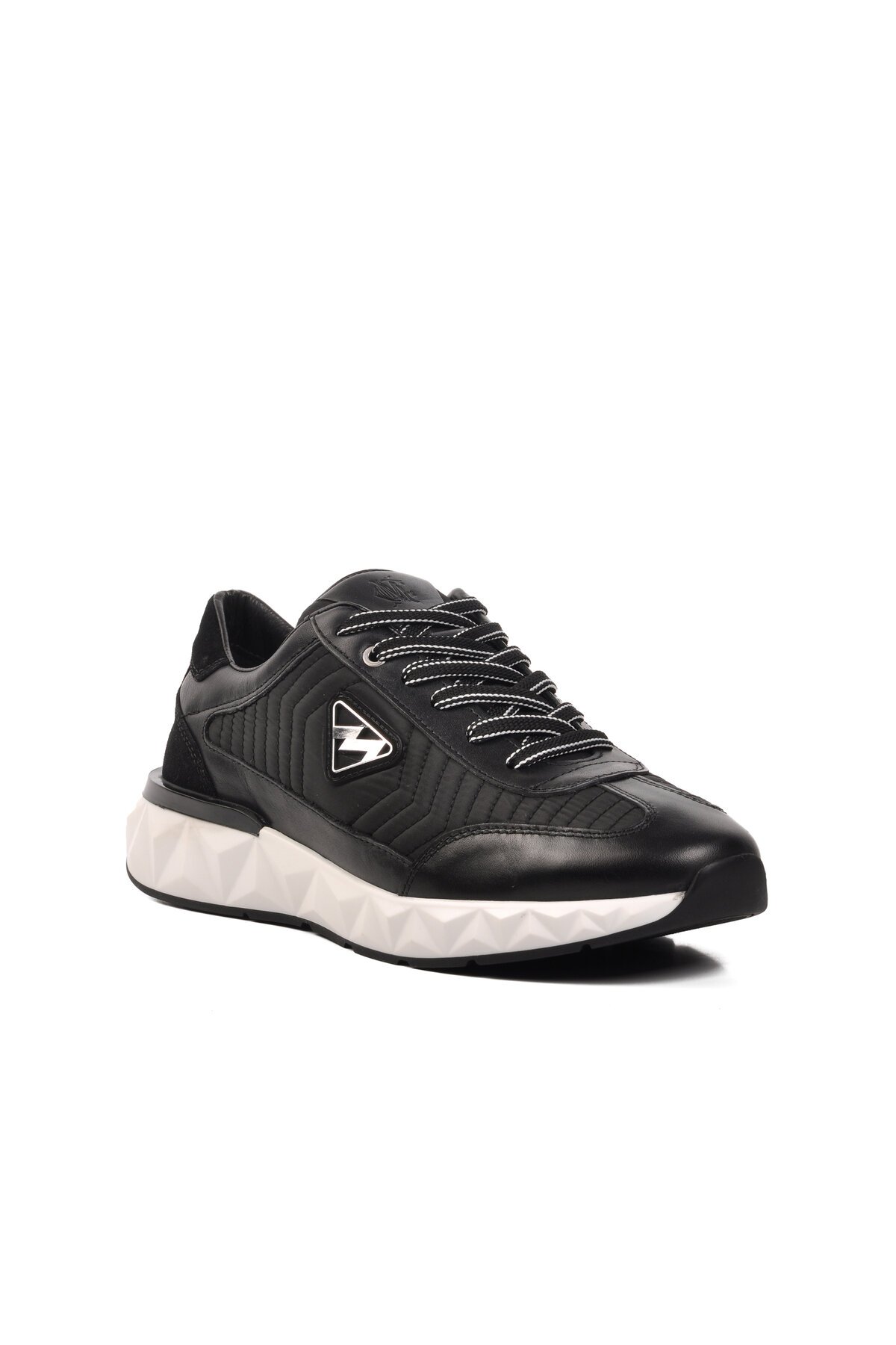 Ayakmod Siyah-Beyaz Erkek Sneaker