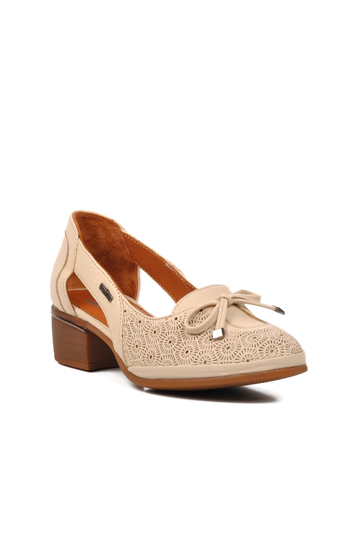 Venüs Bej  Hakiki Deri Kadın Günlük Ayakkabı