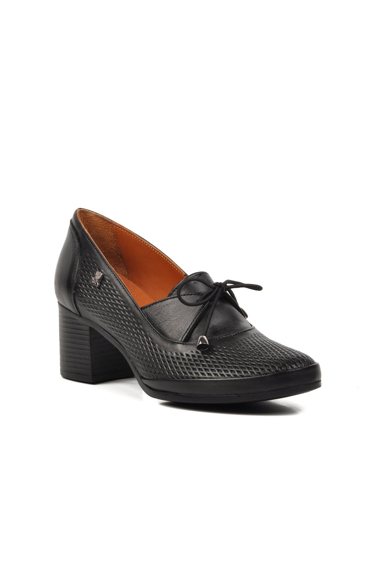 Venüs Siyah Hakiki Deri Kadın Günlük Ayakkabı