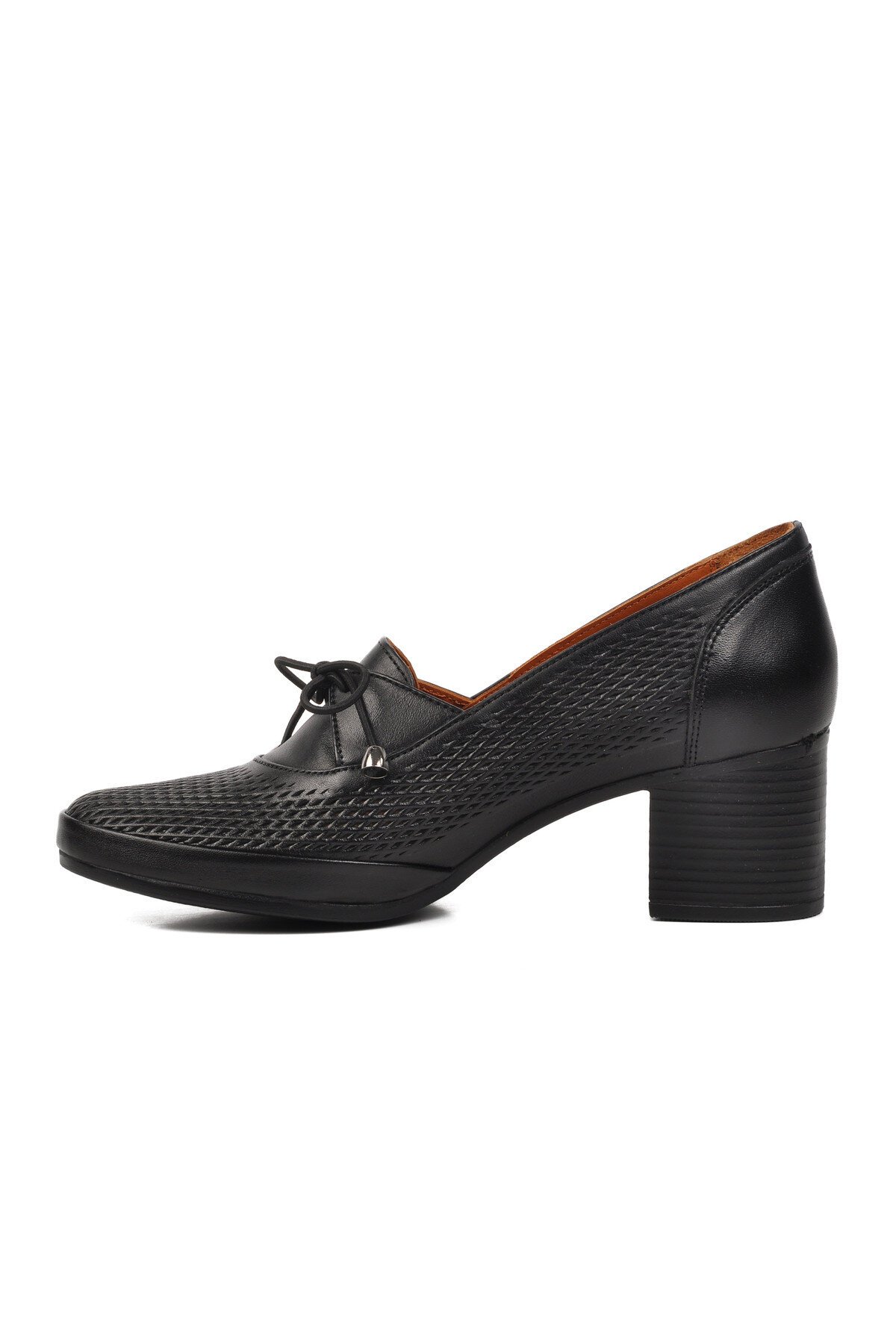 Venüs Siyah Hakiki Deri Kadın Günlük Ayakkabı