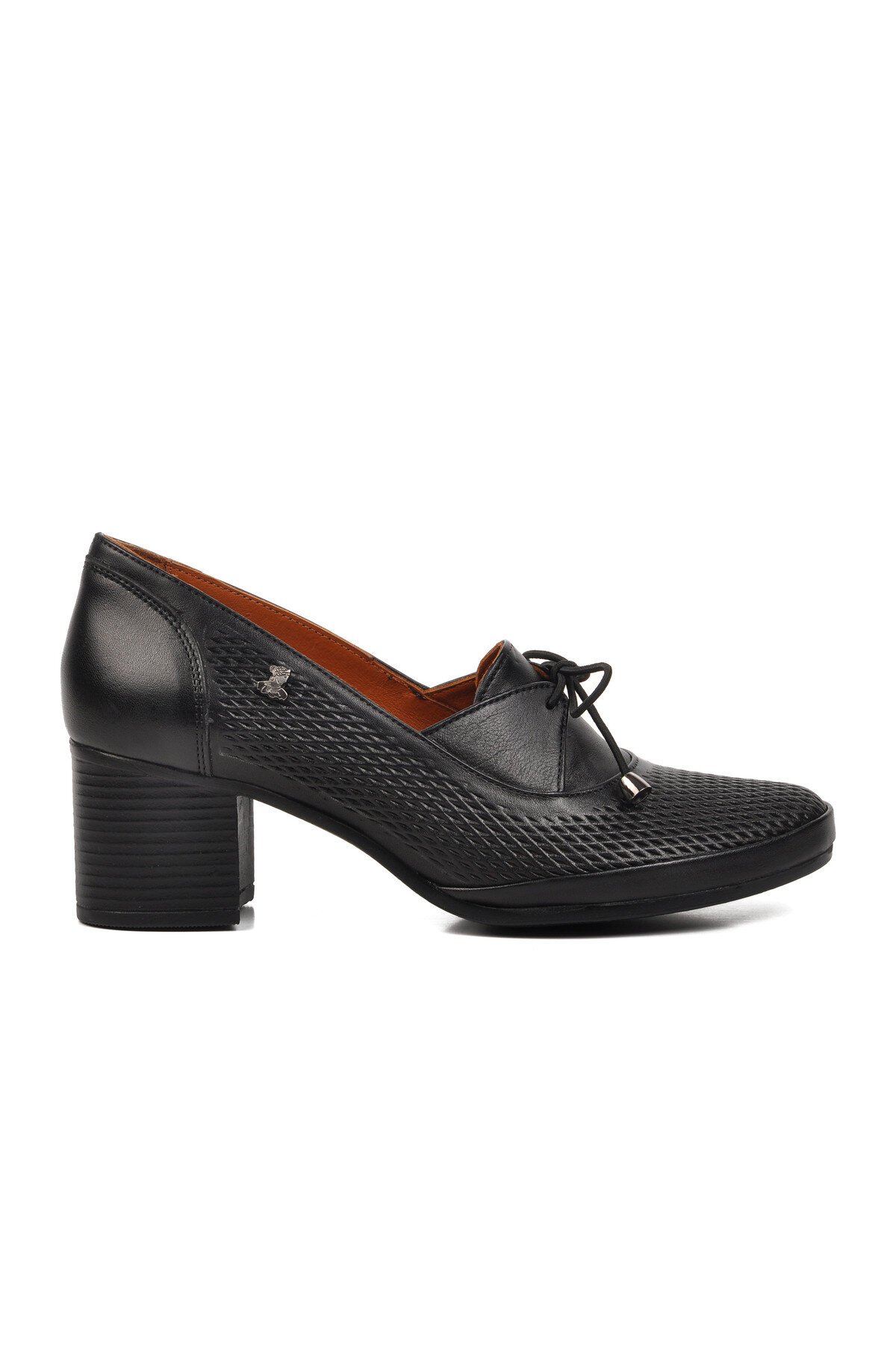 Venüs Siyah Hakiki Deri Kadın Günlük Ayakkabı