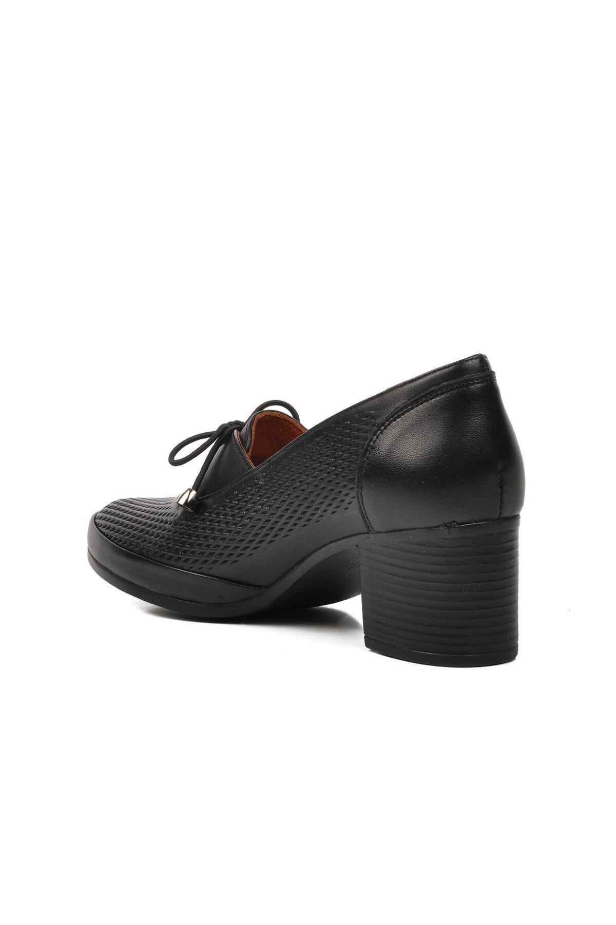 Venüs Siyah Hakiki Deri Kadın Günlük Ayakkabı