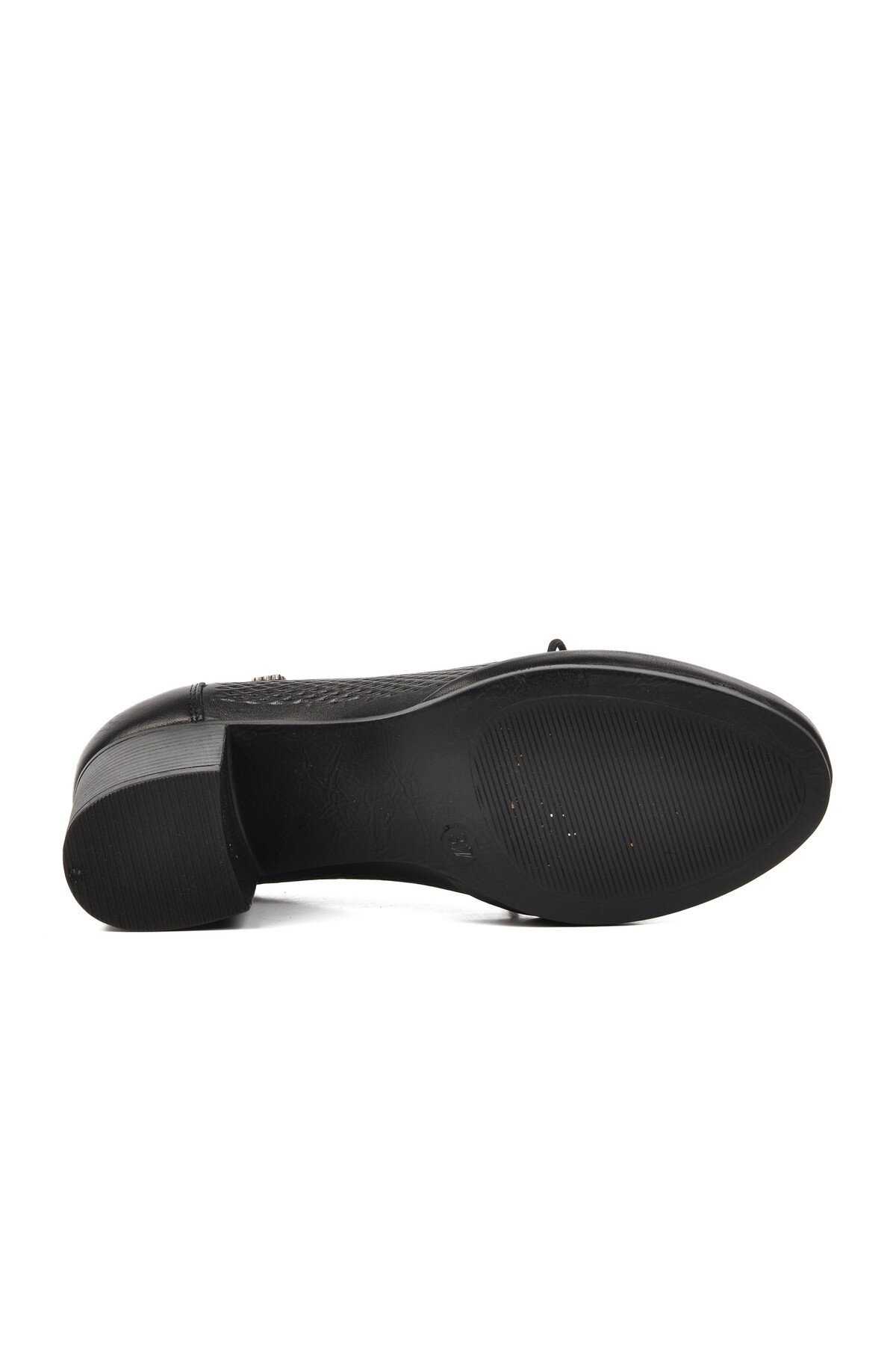 Venüs Siyah Hakiki Deri Kadın Günlük Ayakkabı