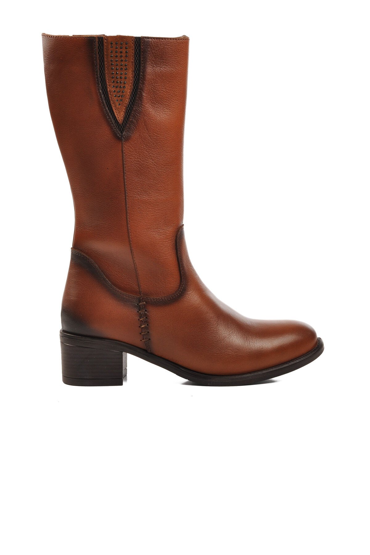 Ayakmod Taba Hakiki Deri  Kadın Çizme