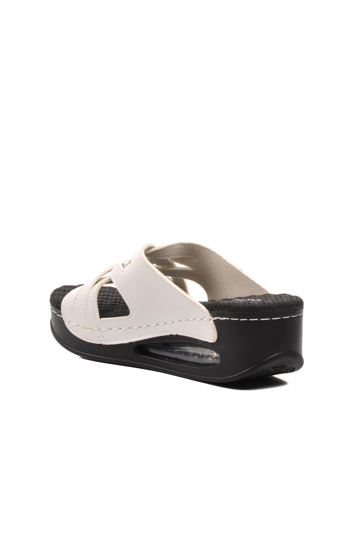 Ayakmod Beyaz Kadın Terlik