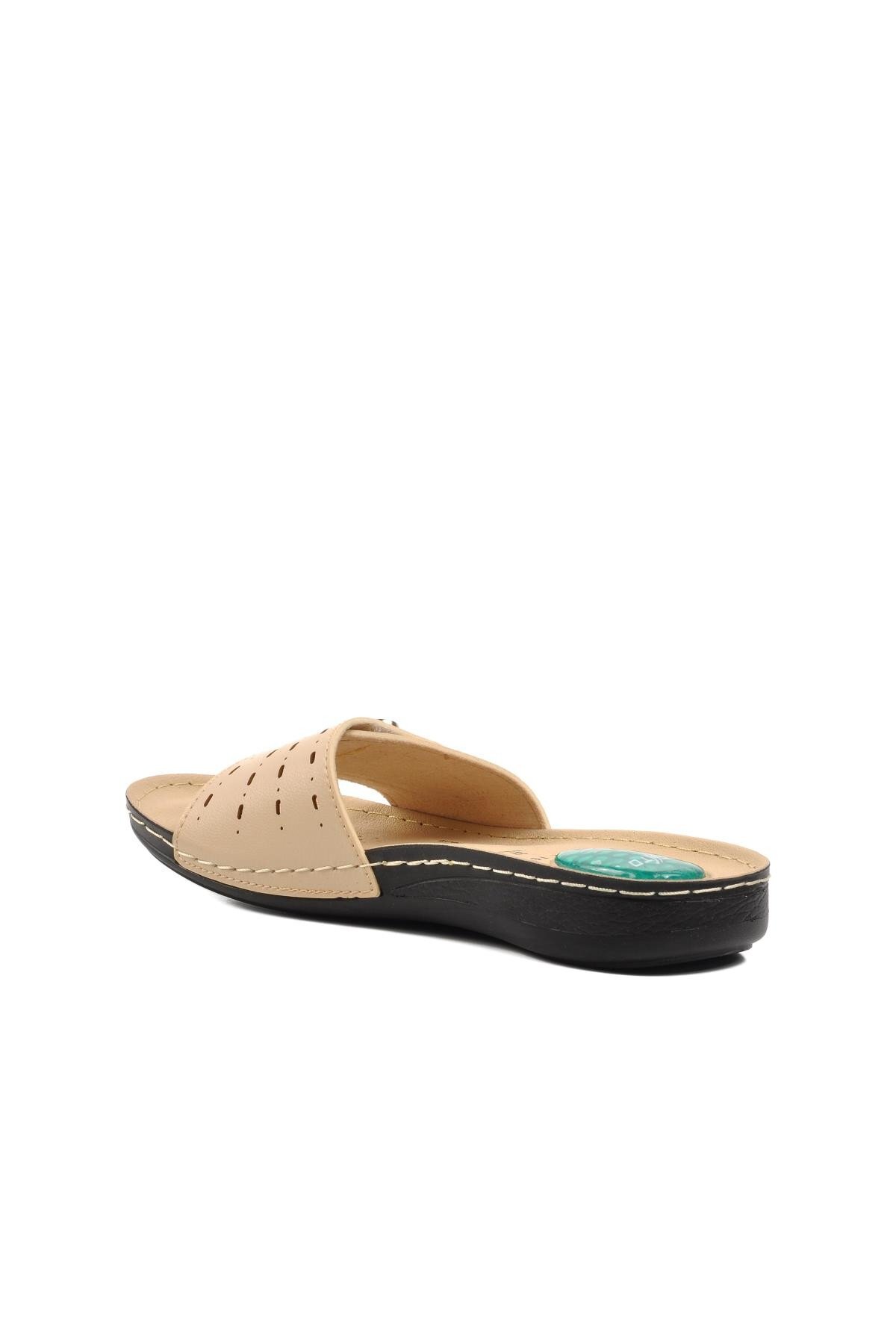 Ayakmod Bej Kadın Terlik