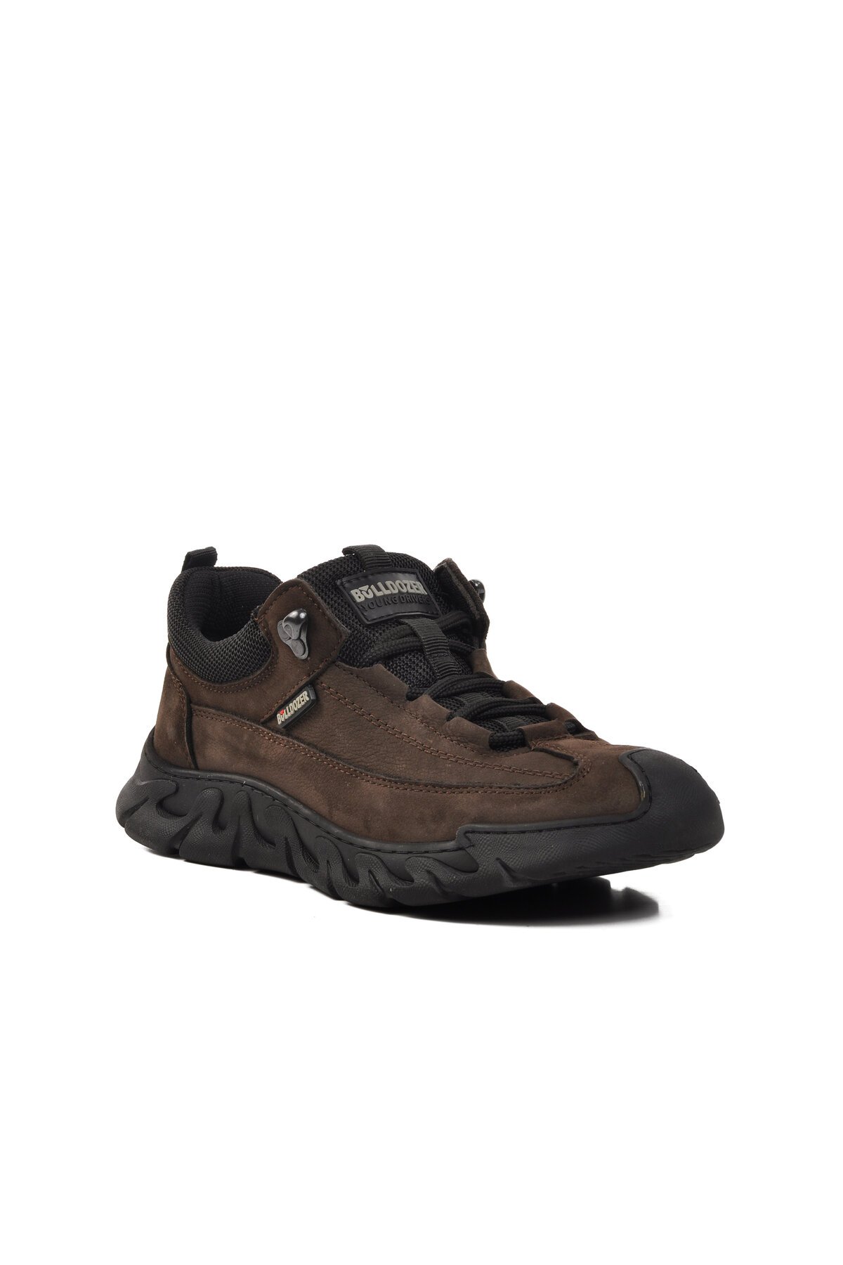 Bulldozer Antrasit Nubuk Hakiki Deri Erkek Günlük Ayakkabı