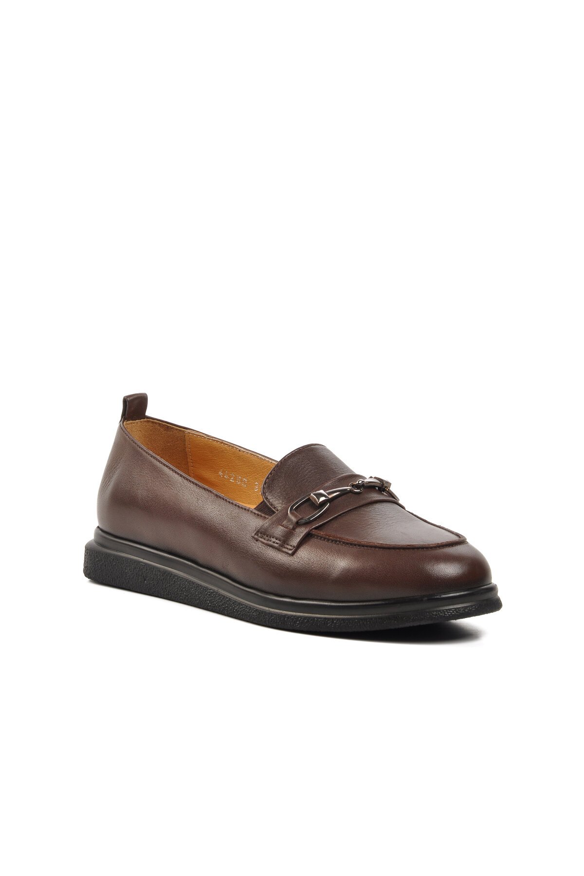 Ayakmod Kahve Kadın Loafer Ayakkabı