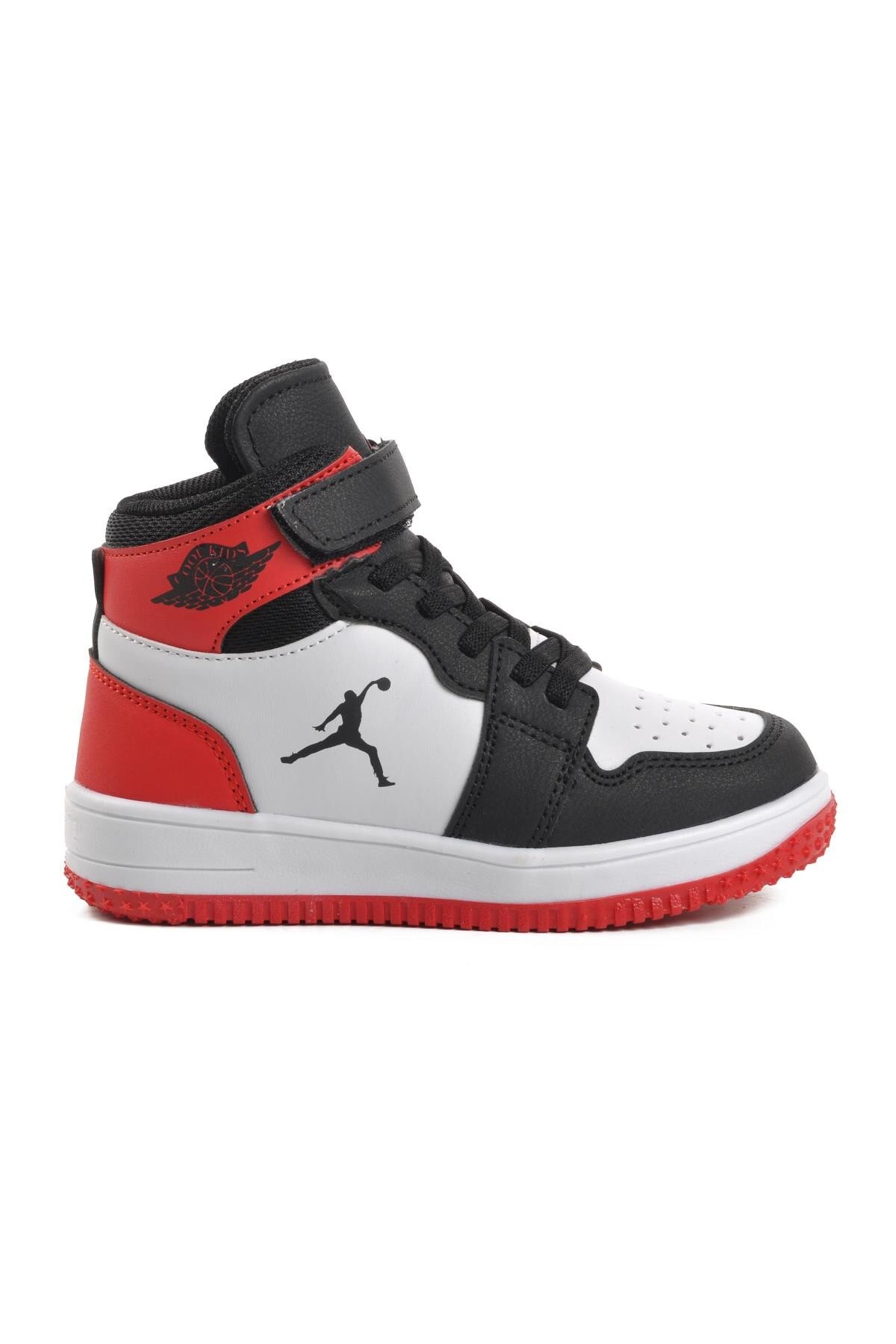 Walkway Siyah-Kırmızı Çocuk Hi Sneaker