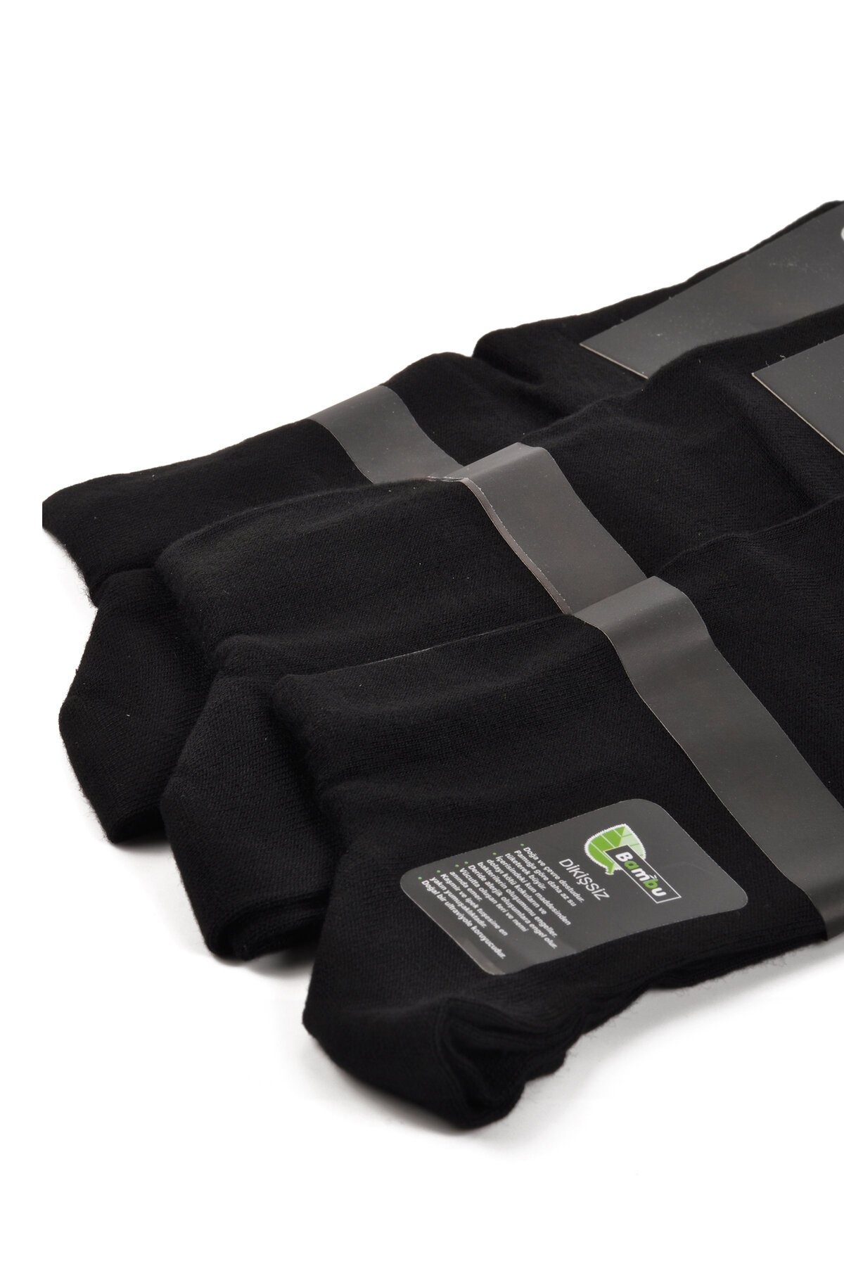 Ayakmod Siyah Bambu Unisex Çorap