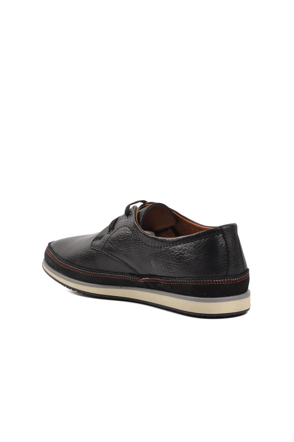 Pierre Cardin Siyah  Hakiki Deri Erkek Günlük Ayakkabı