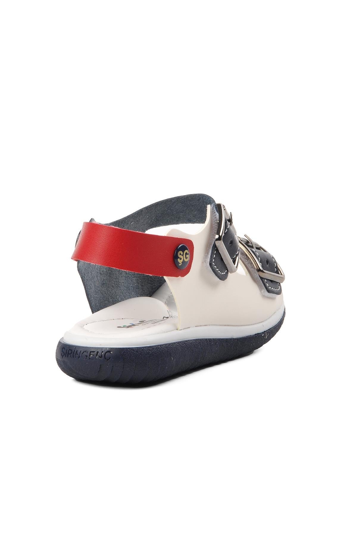 Ayakmod Lacivert-Beyaz-Kırmızı Erkek Çocuk Sandalet