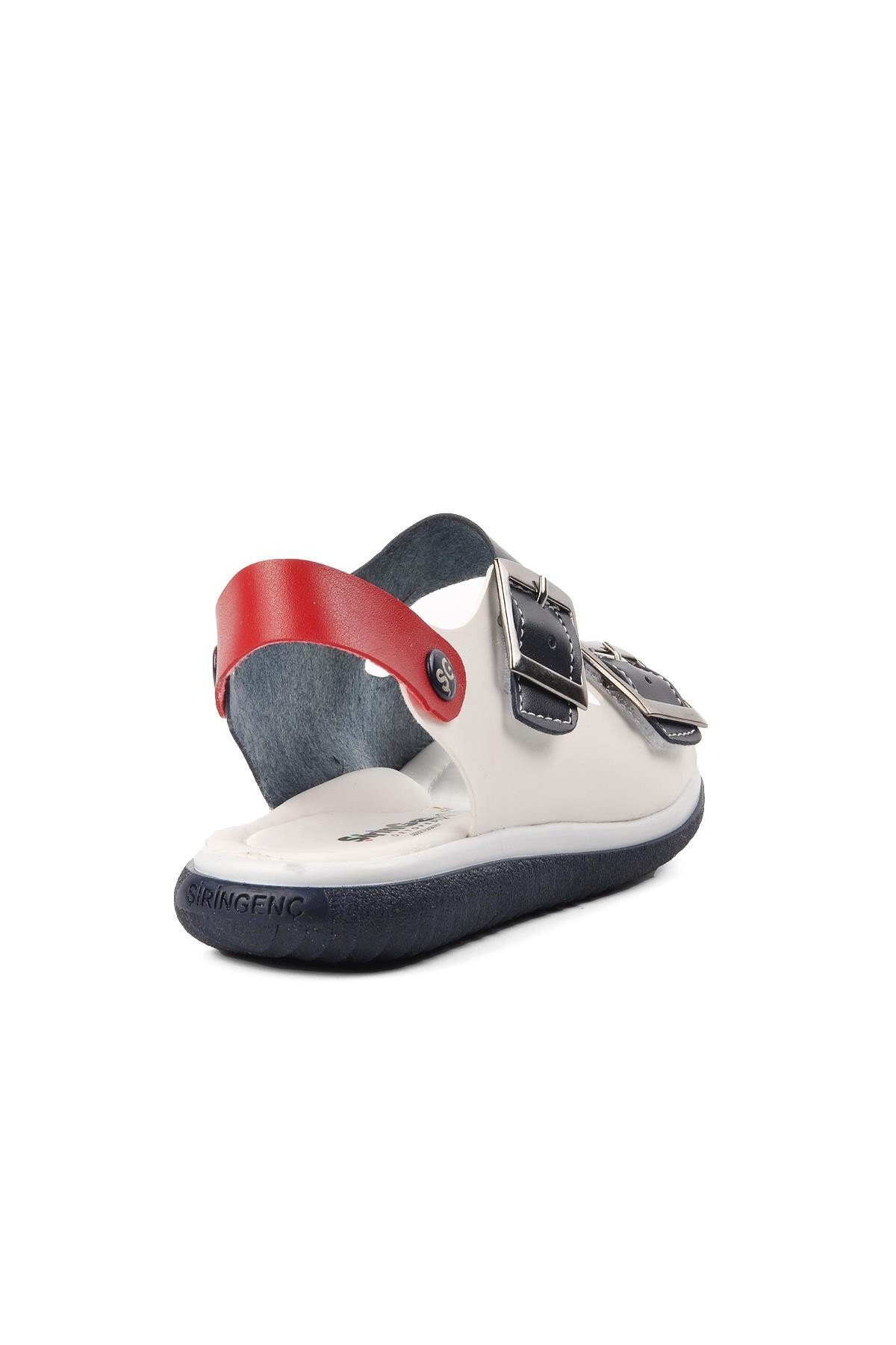 Ayakmod Lacivert-Beyaz-Kırmızı Erkek Çocuk Sandalet