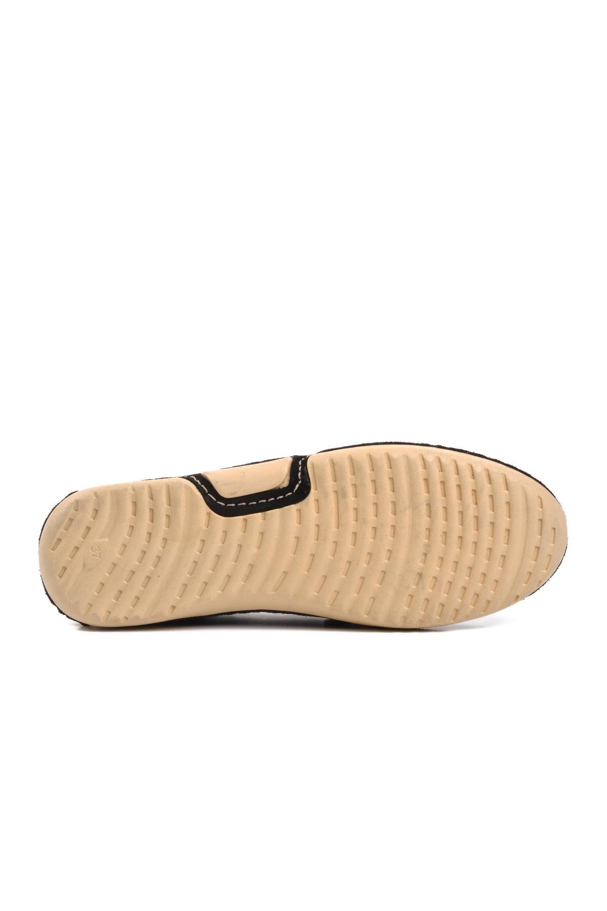 Ayakmod Siyah Süet Kadın Günlük Ayakkabı