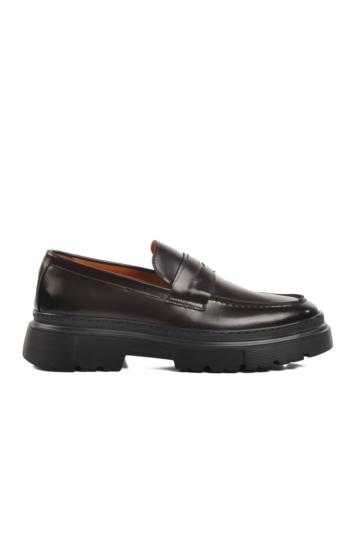 Ayakmod Kahve Açma Geniş Kalıp Erkek Klasik Ayakkabı