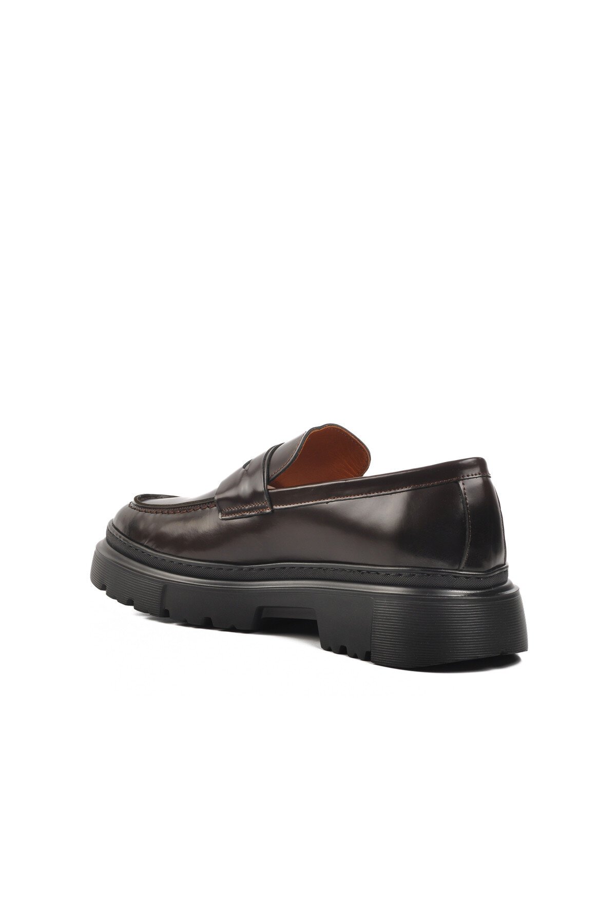 Ayakmod Kahve Açma Geniş Kalıp Erkek Klasik Ayakkabı