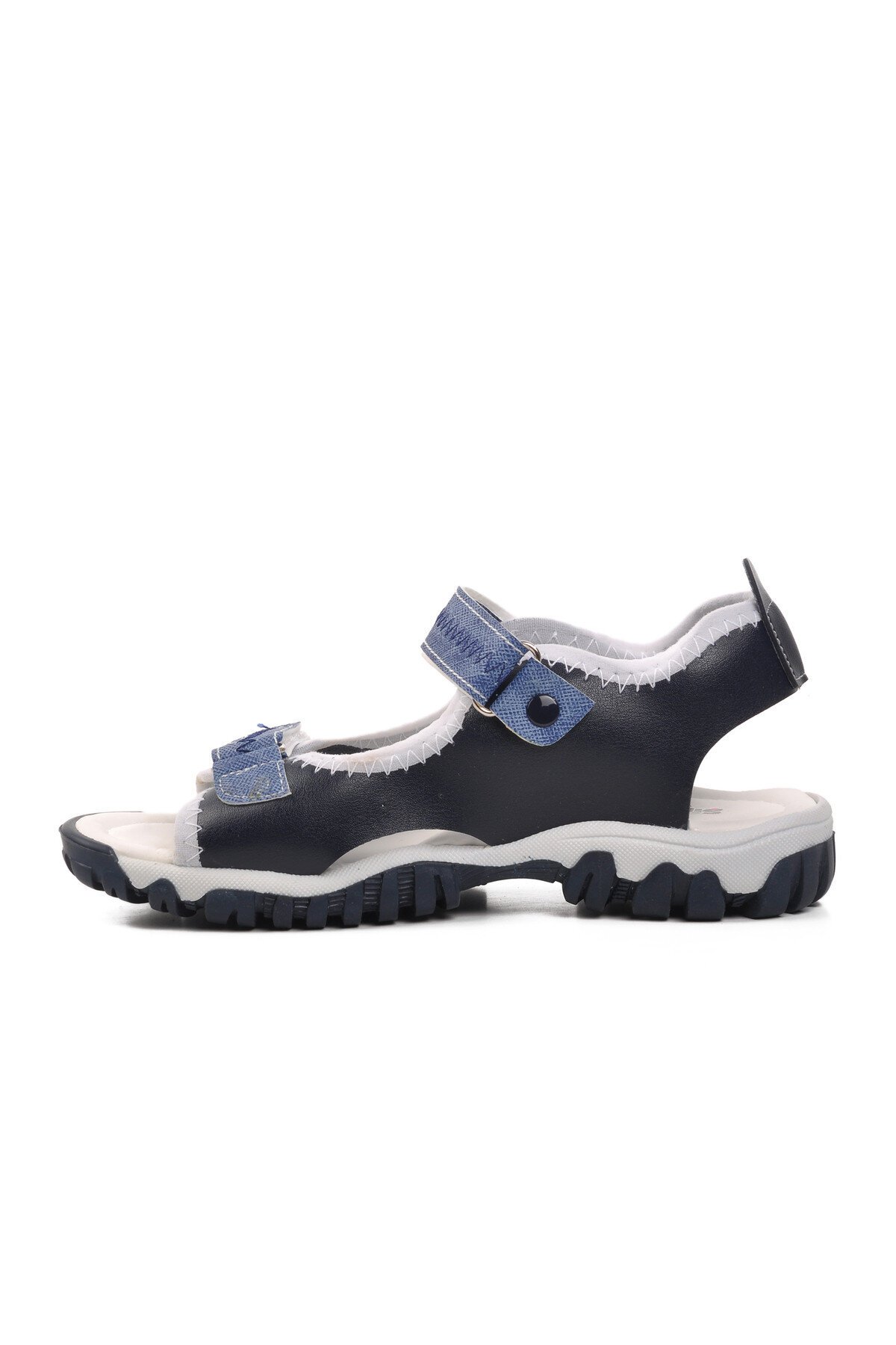 Ayakmod Lacivert-Kot-Beyaz Erkek Çocuk Sandalet