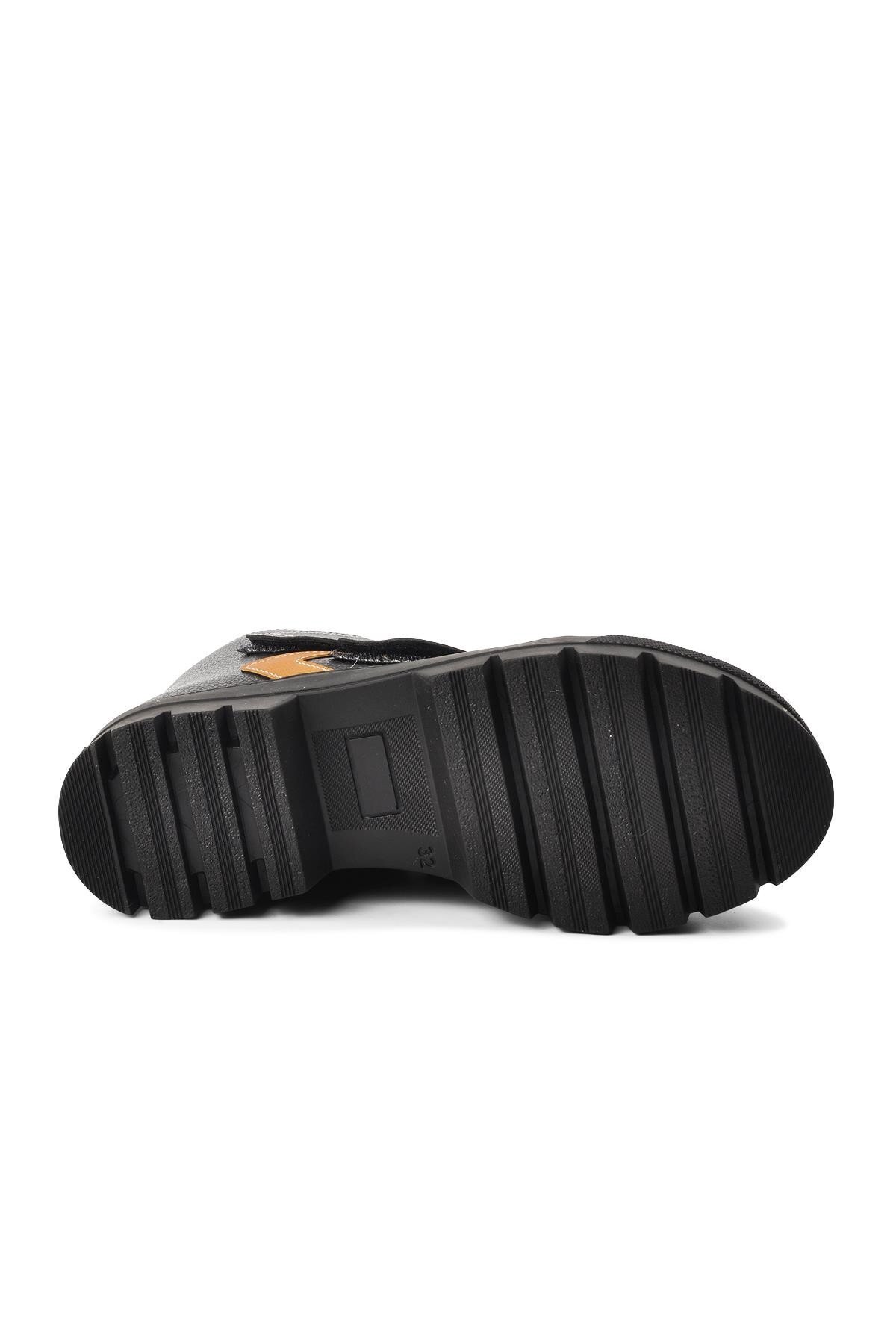 Ayakmod Siyah-Camel Çocuk Bot