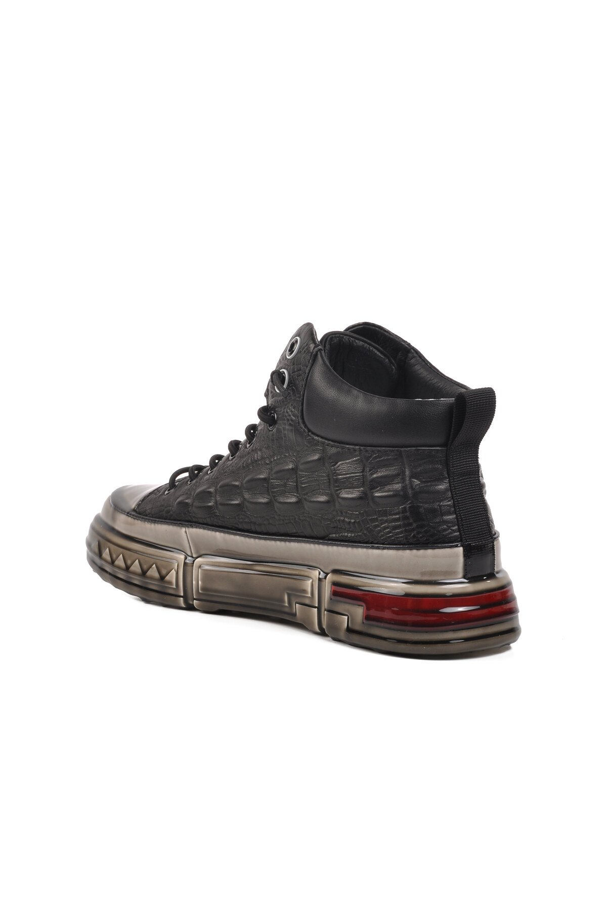 Guja Siyah Hakiki Deri Erkek Spor Ayakkabı