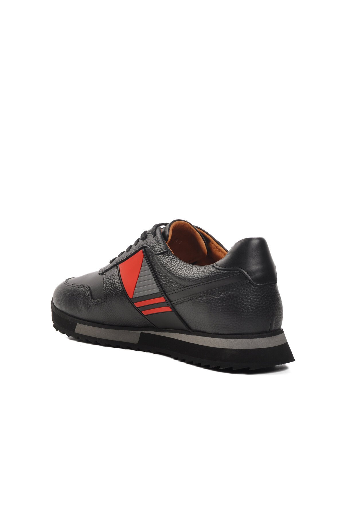 Ayakmod Siyah Floter Hakiki Deri Erkek Casual Ayakkabı